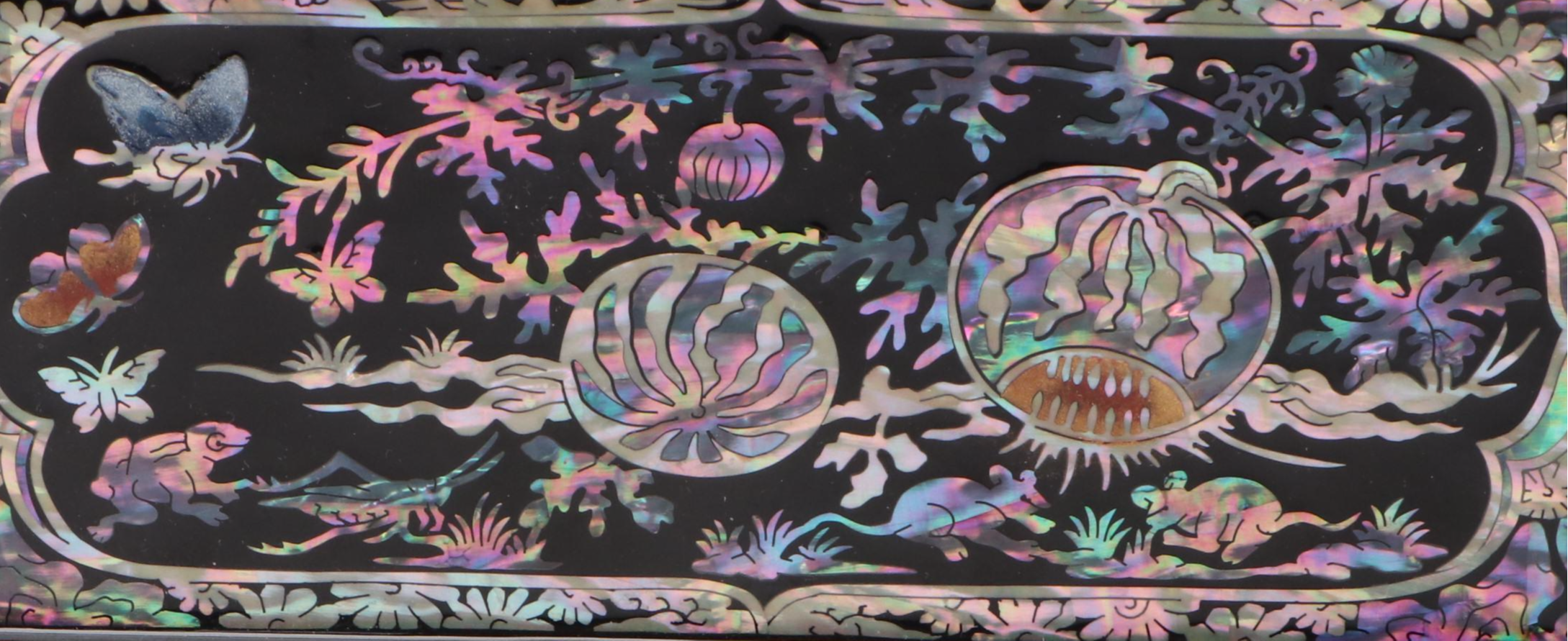 Chinese Abalone Inlaid Box