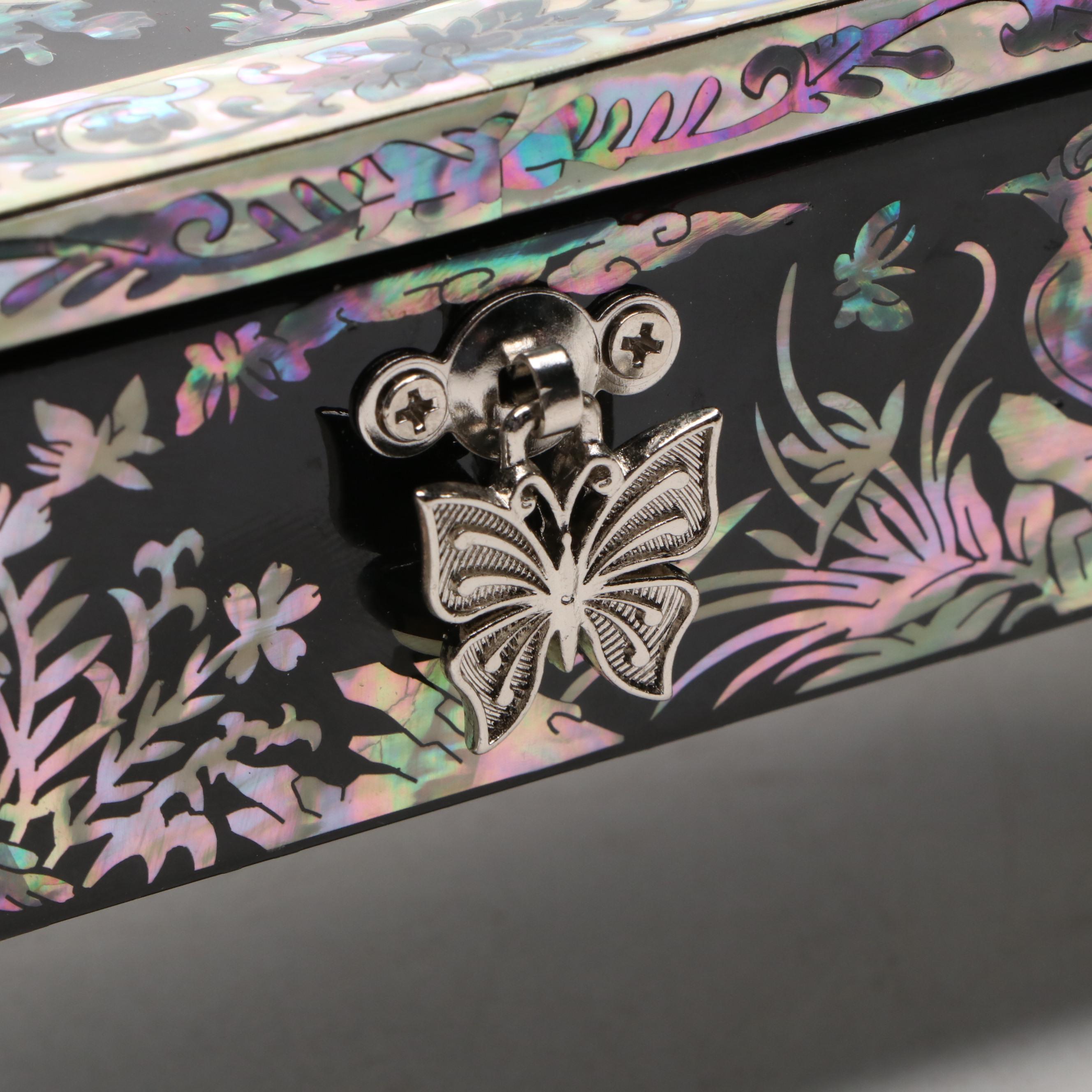 Chinese Abalone Inlaid Box