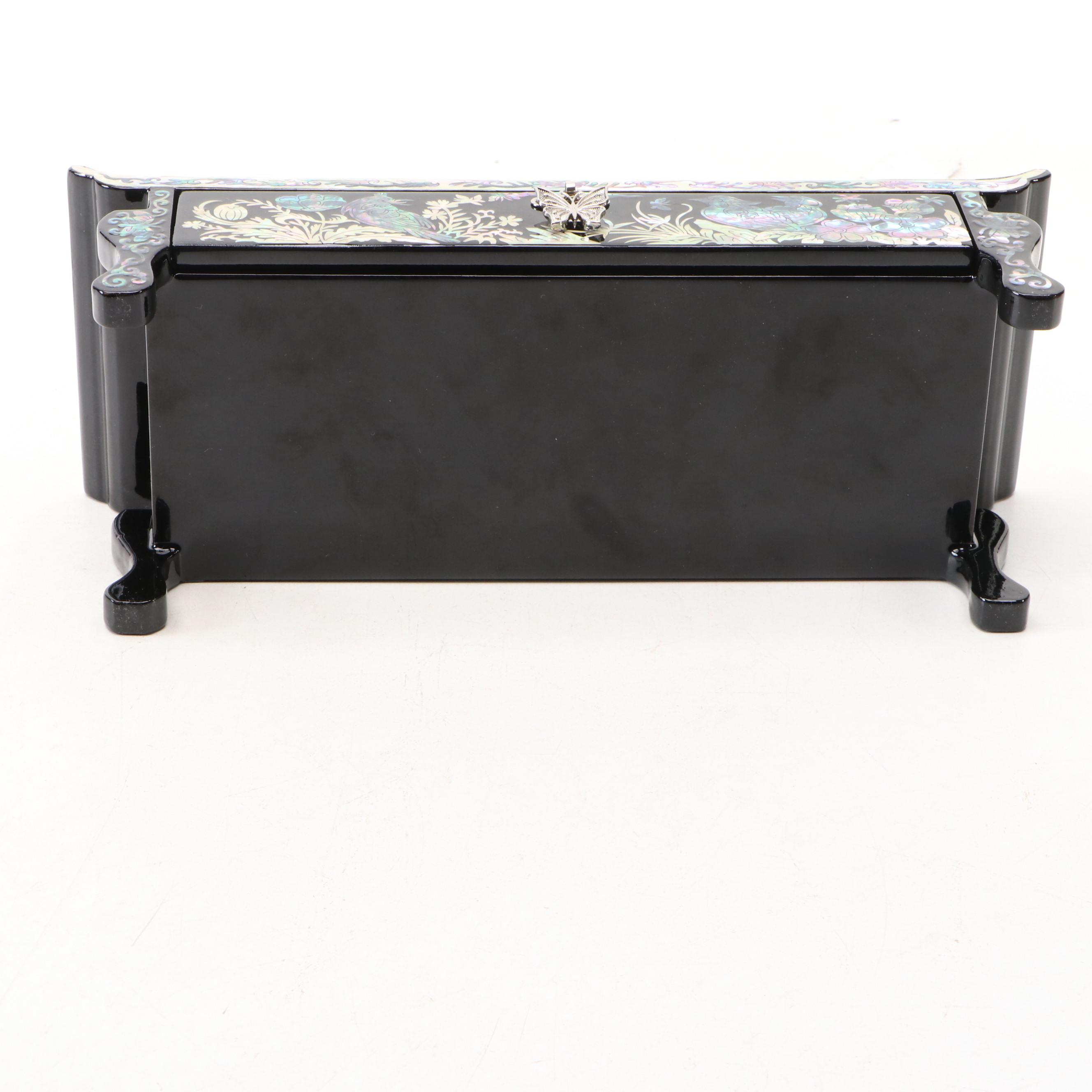 Chinese Abalone Inlaid Box