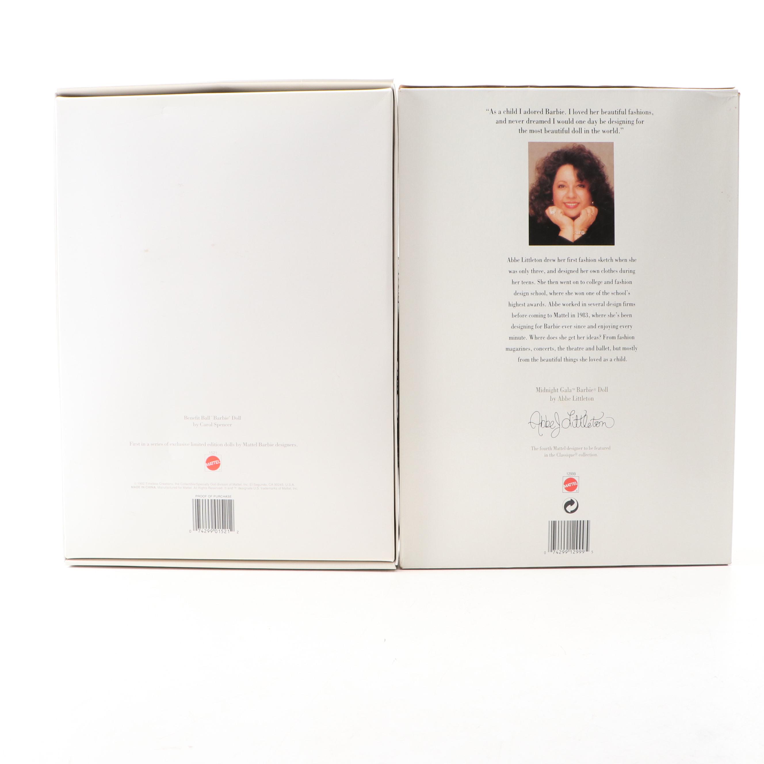 Barbie "Midnight Gala" and "Benefit Ball" Classique Collection Dolls