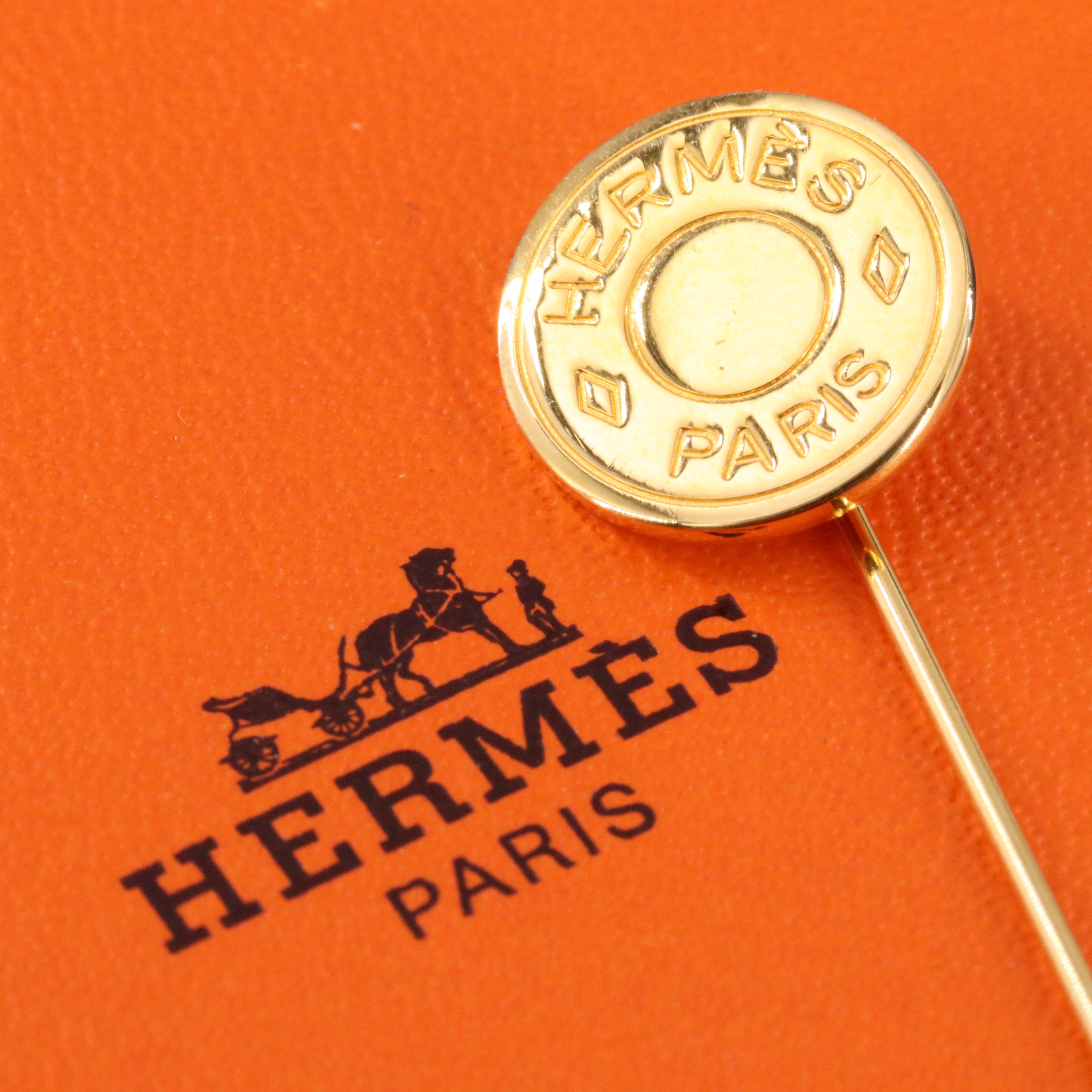 Hermès Paris Clou de Selle Stick Pin