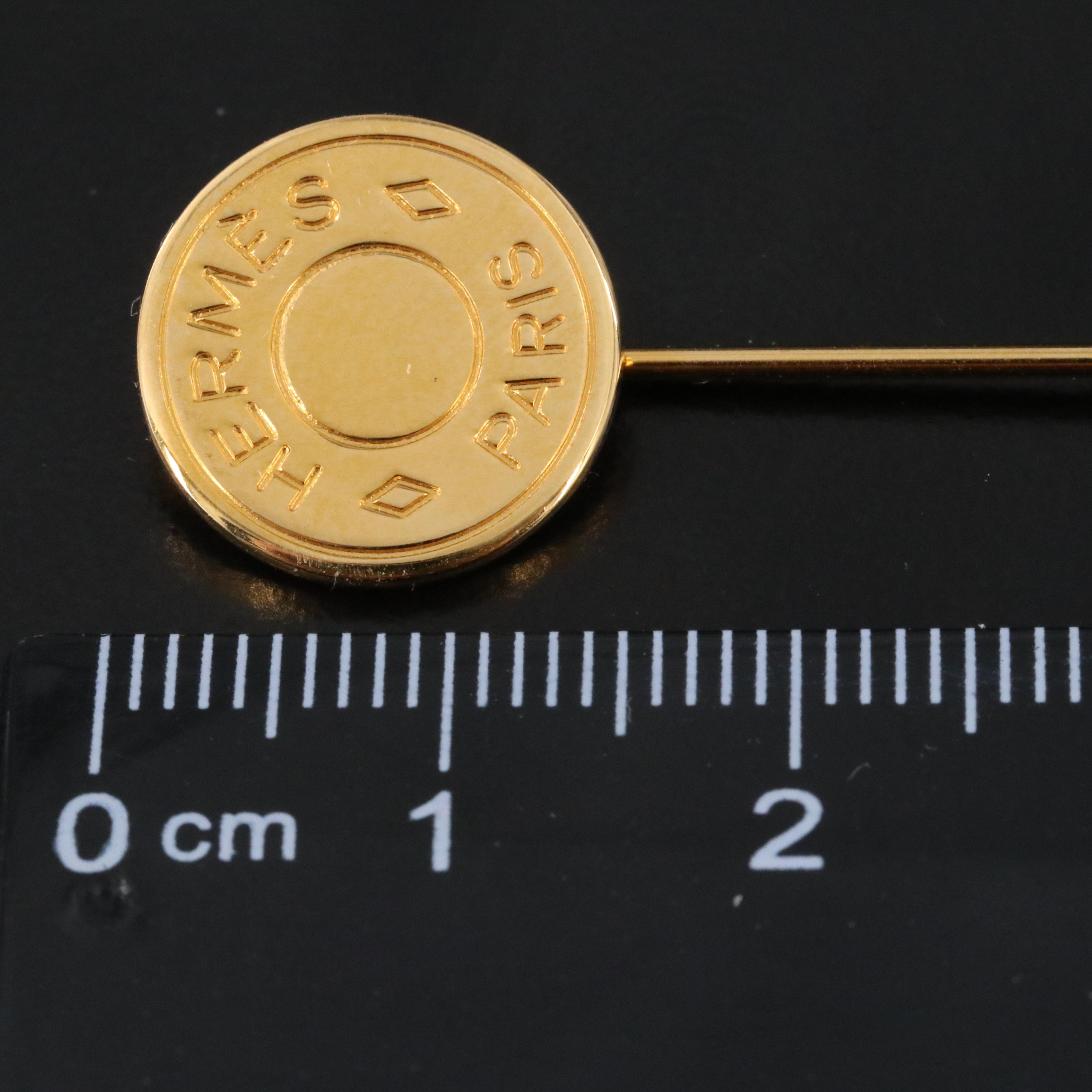 Hermès Paris Clou de Selle Stick Pin