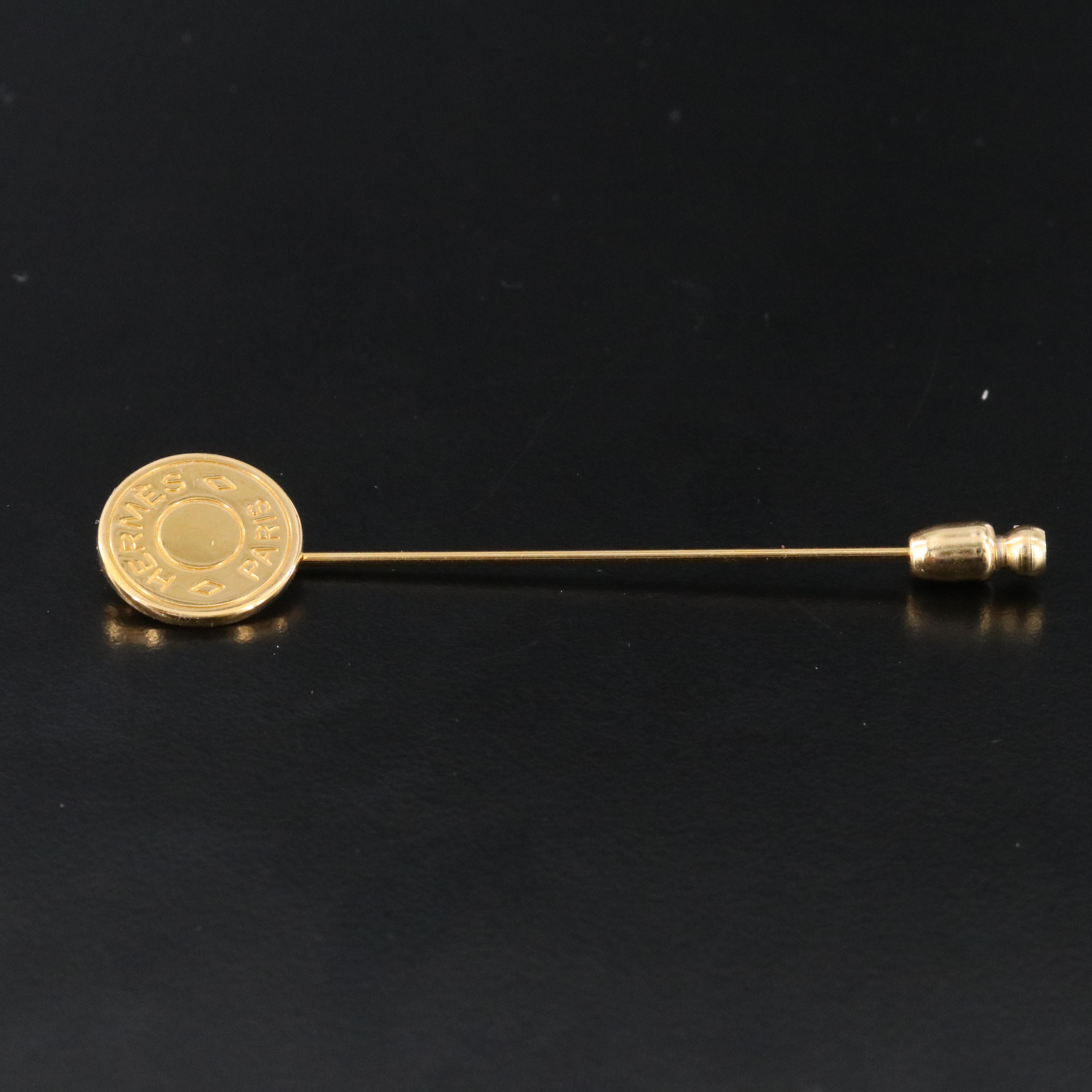 Hermès Paris Clou de Selle Stick Pin