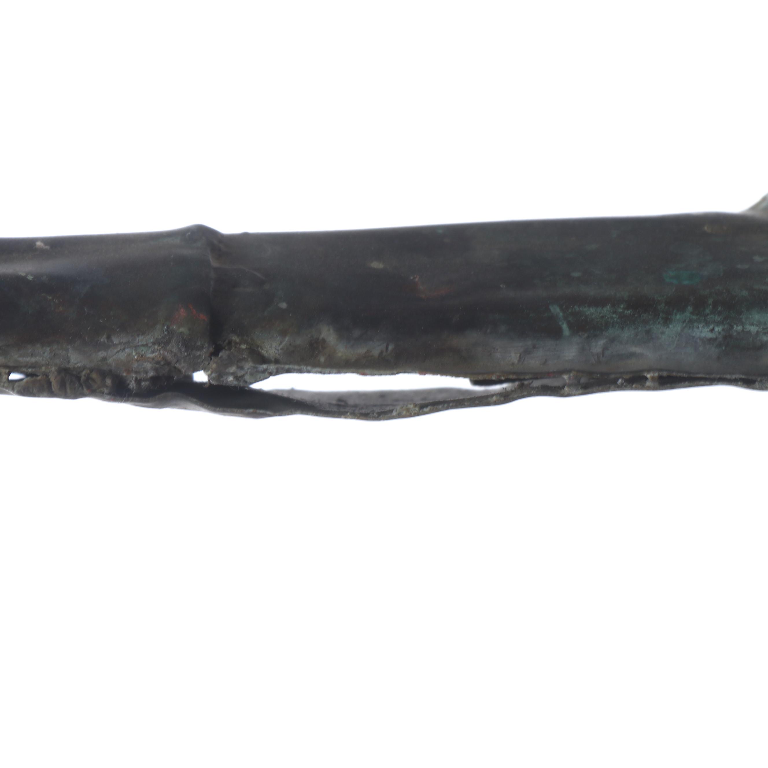 John Garrett Thew Patinated Copper Mare and Foal Weather Vane, 1988