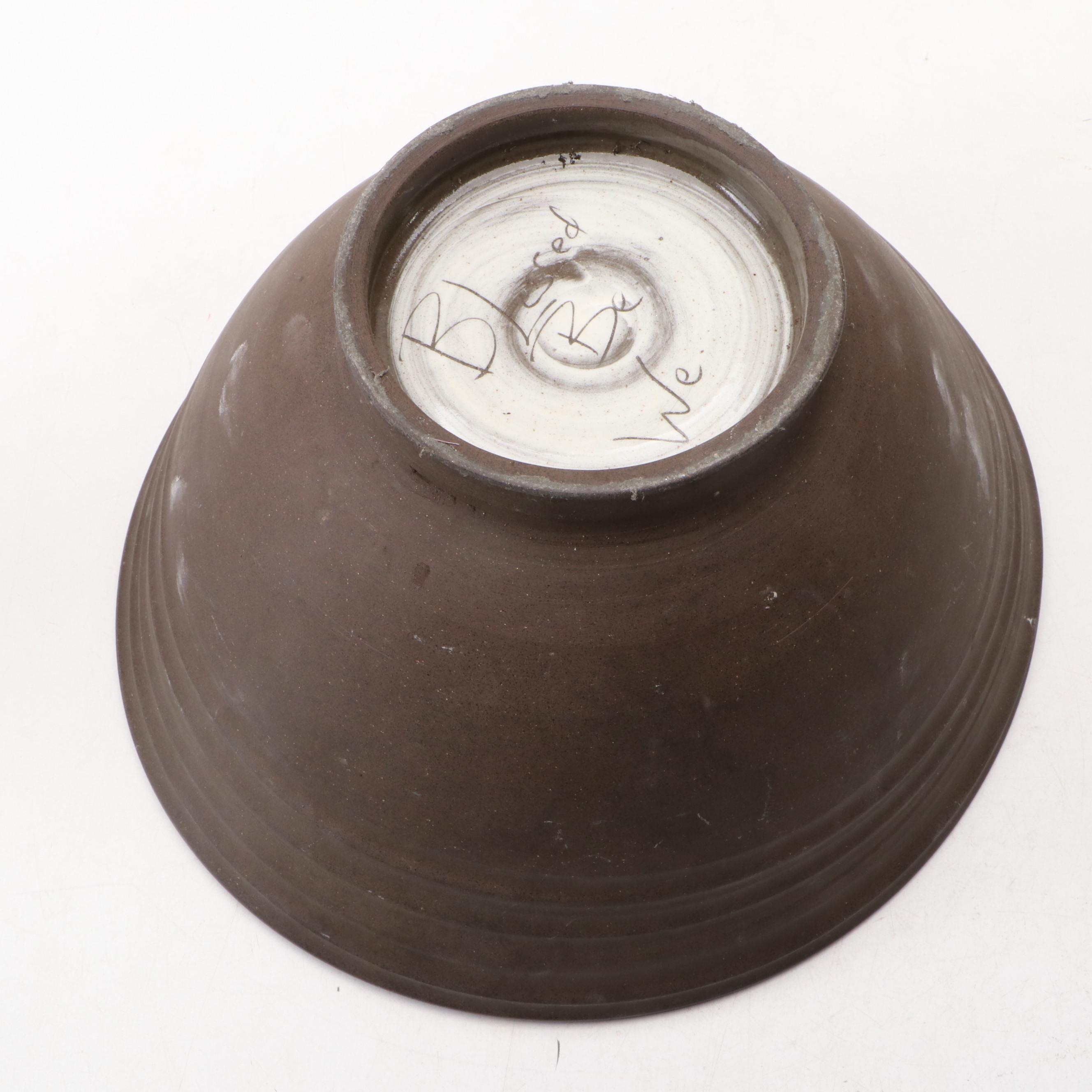 Blessed Be We Wheel Thrown Pottery Bowl