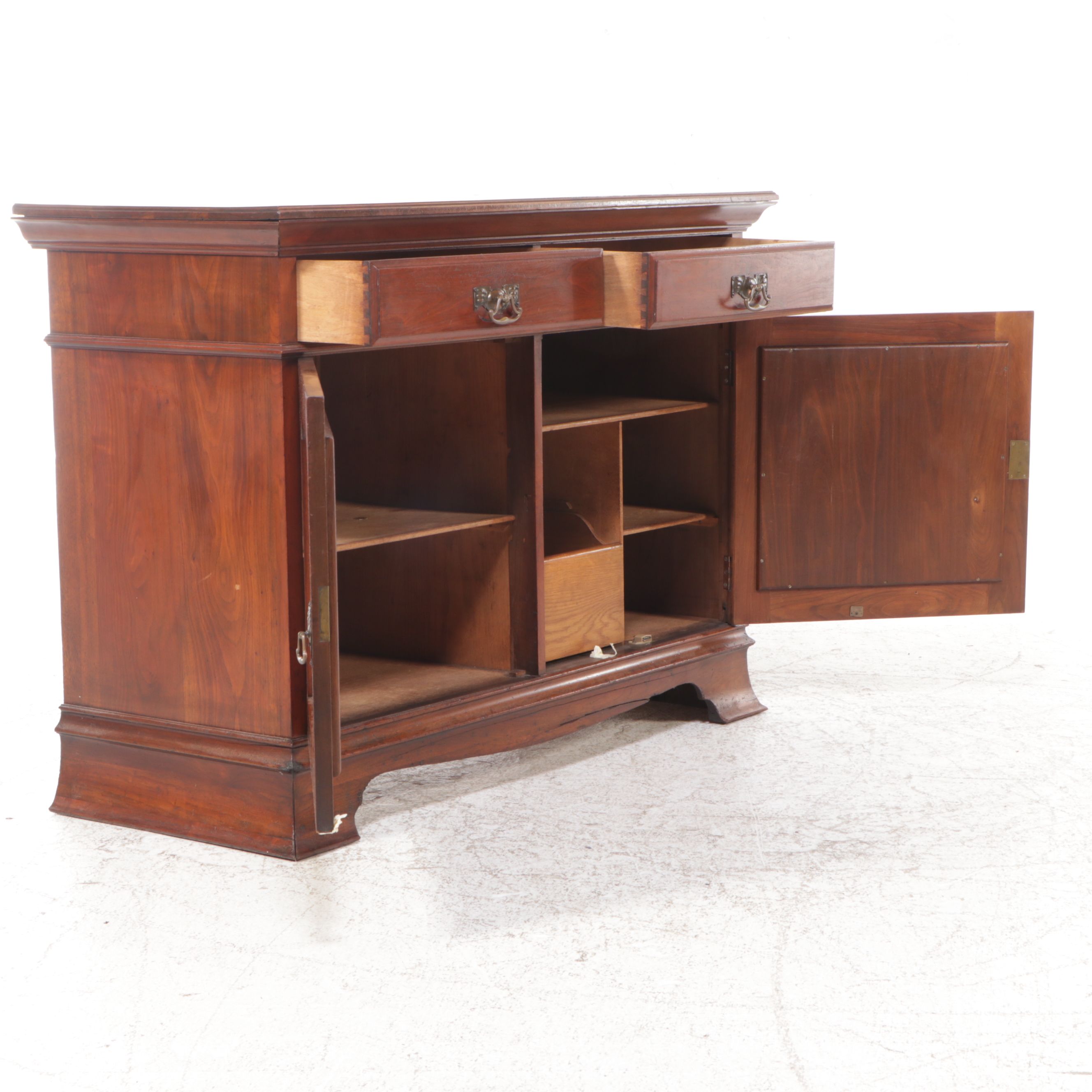 Empire Style Carved Mahogany Buffet