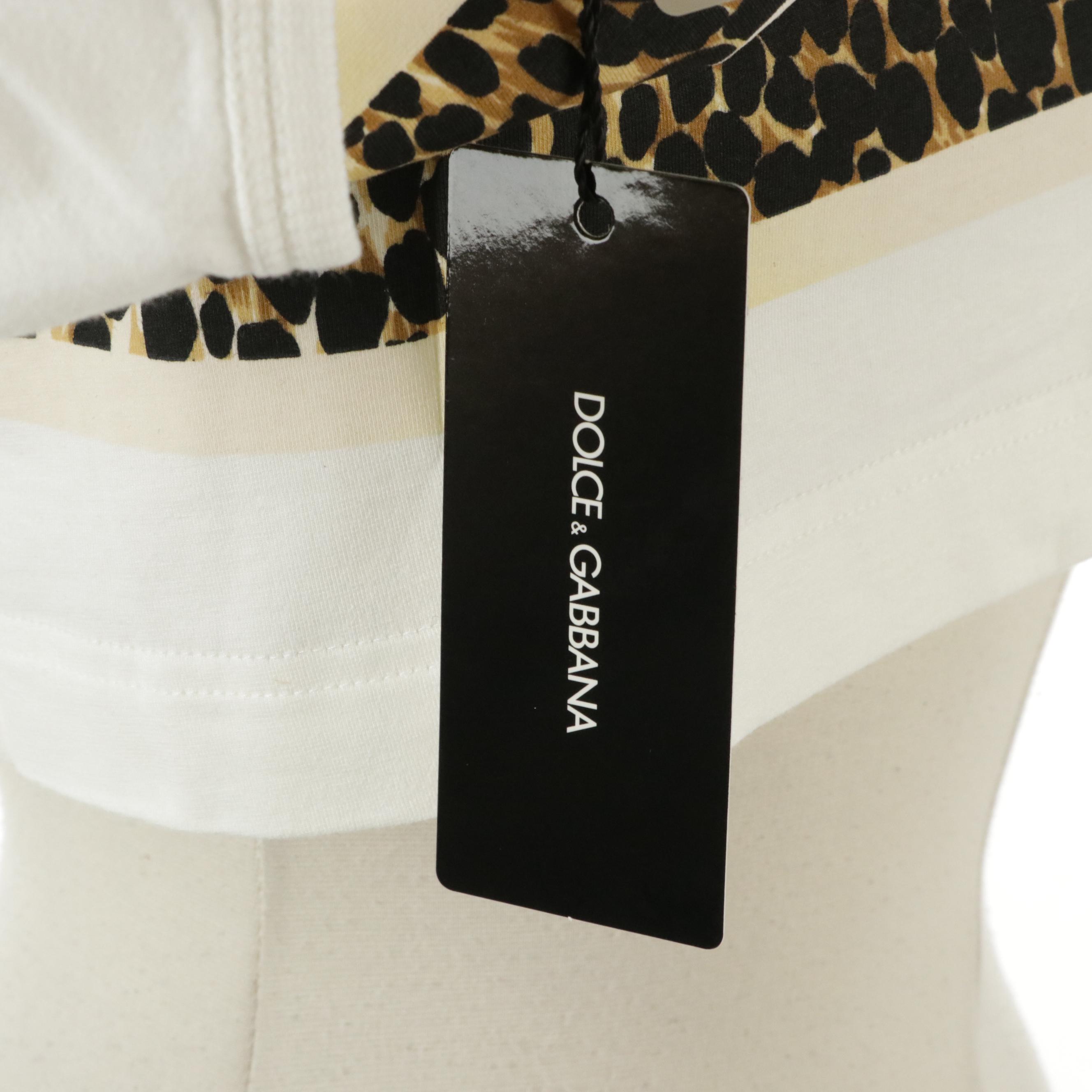 Dolce & Gabbana Sleeveless Logo Top with Tag