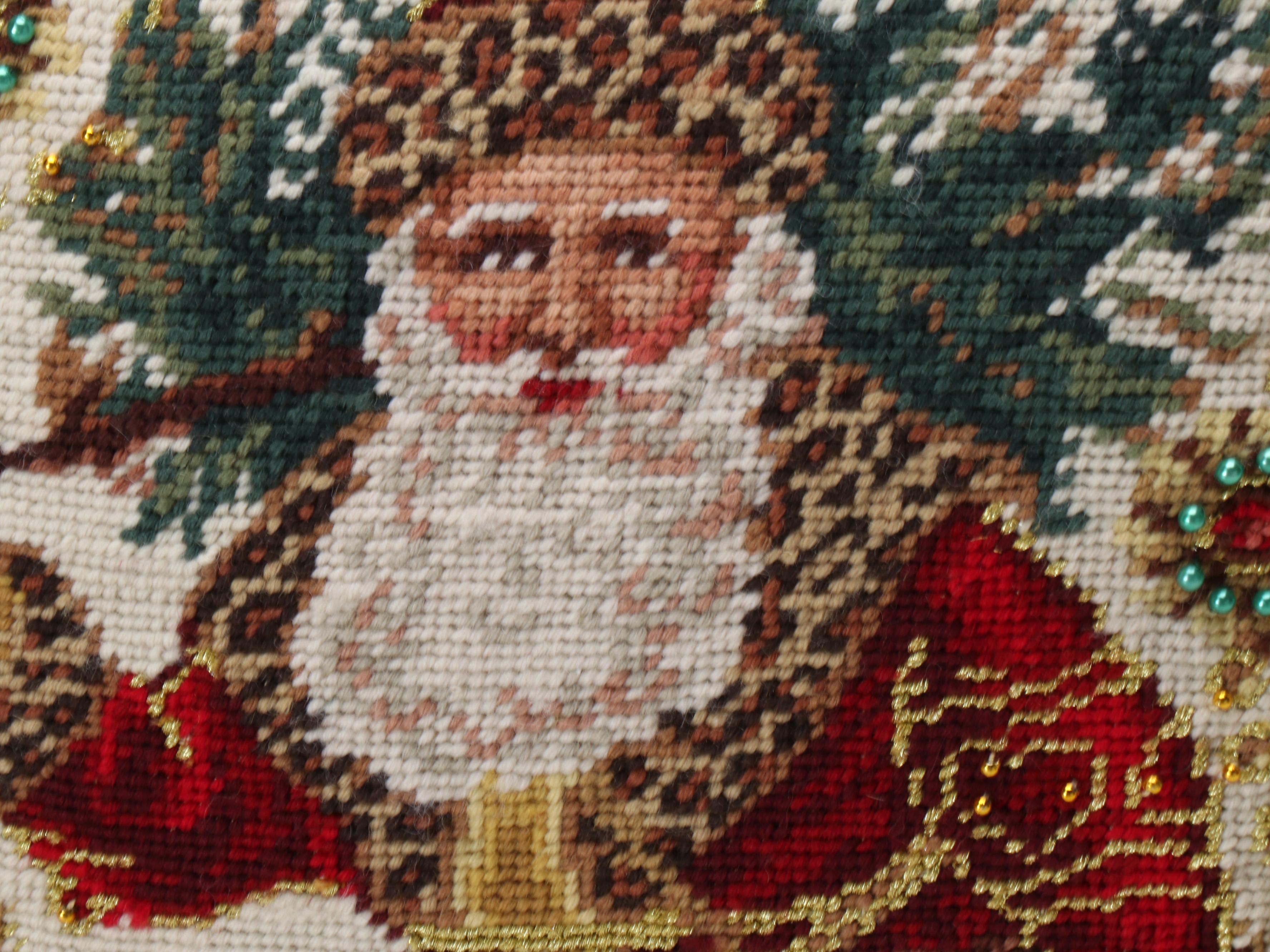 Christopher Radko Santa Claus Music Box Pillow and Other Christmas Throw Pillows