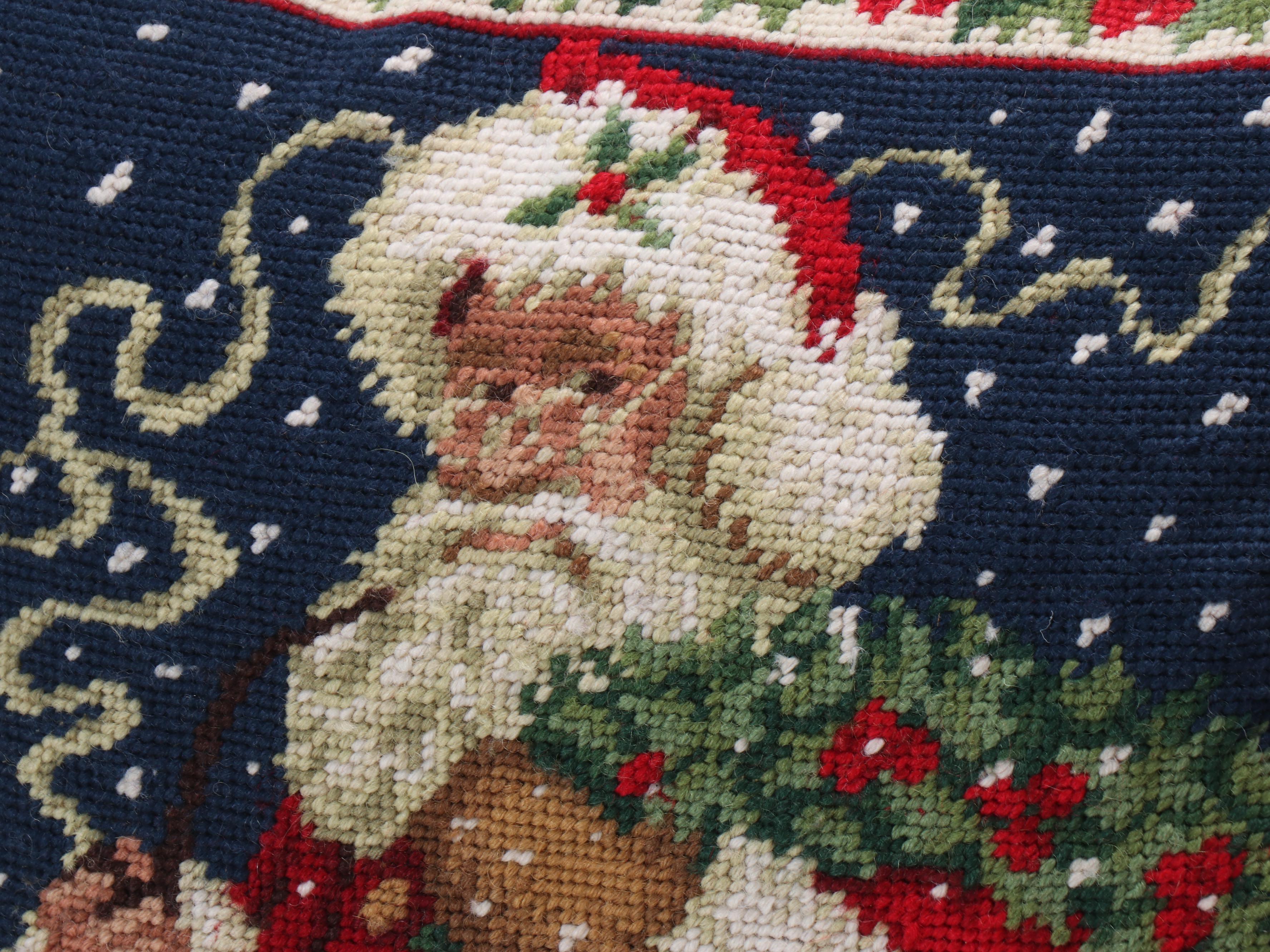 Christopher Radko Santa Claus Music Box Pillow and Other Christmas Throw Pillows