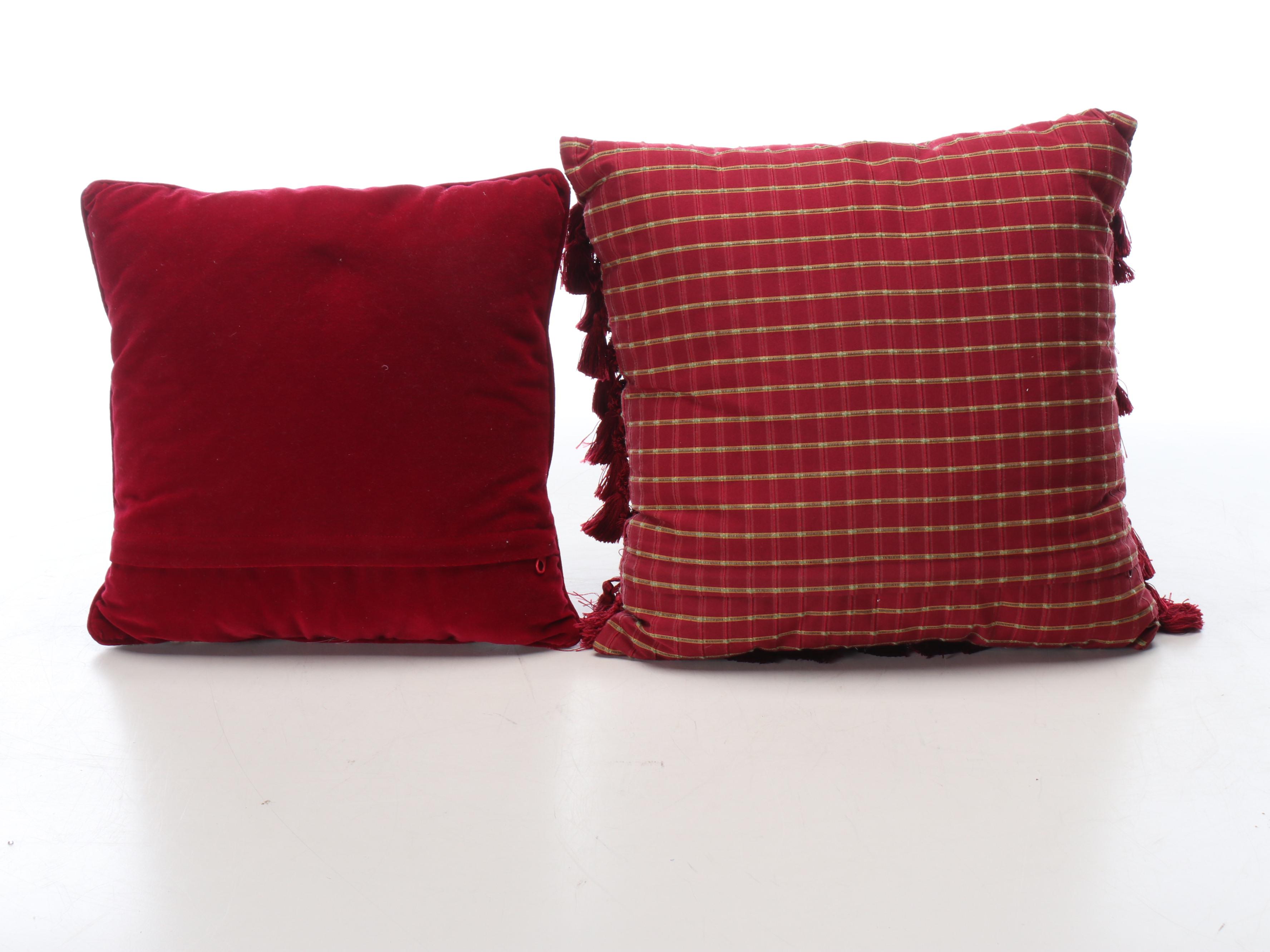 Christopher Radko Santa Claus Music Box Pillow and Other Christmas Throw Pillows