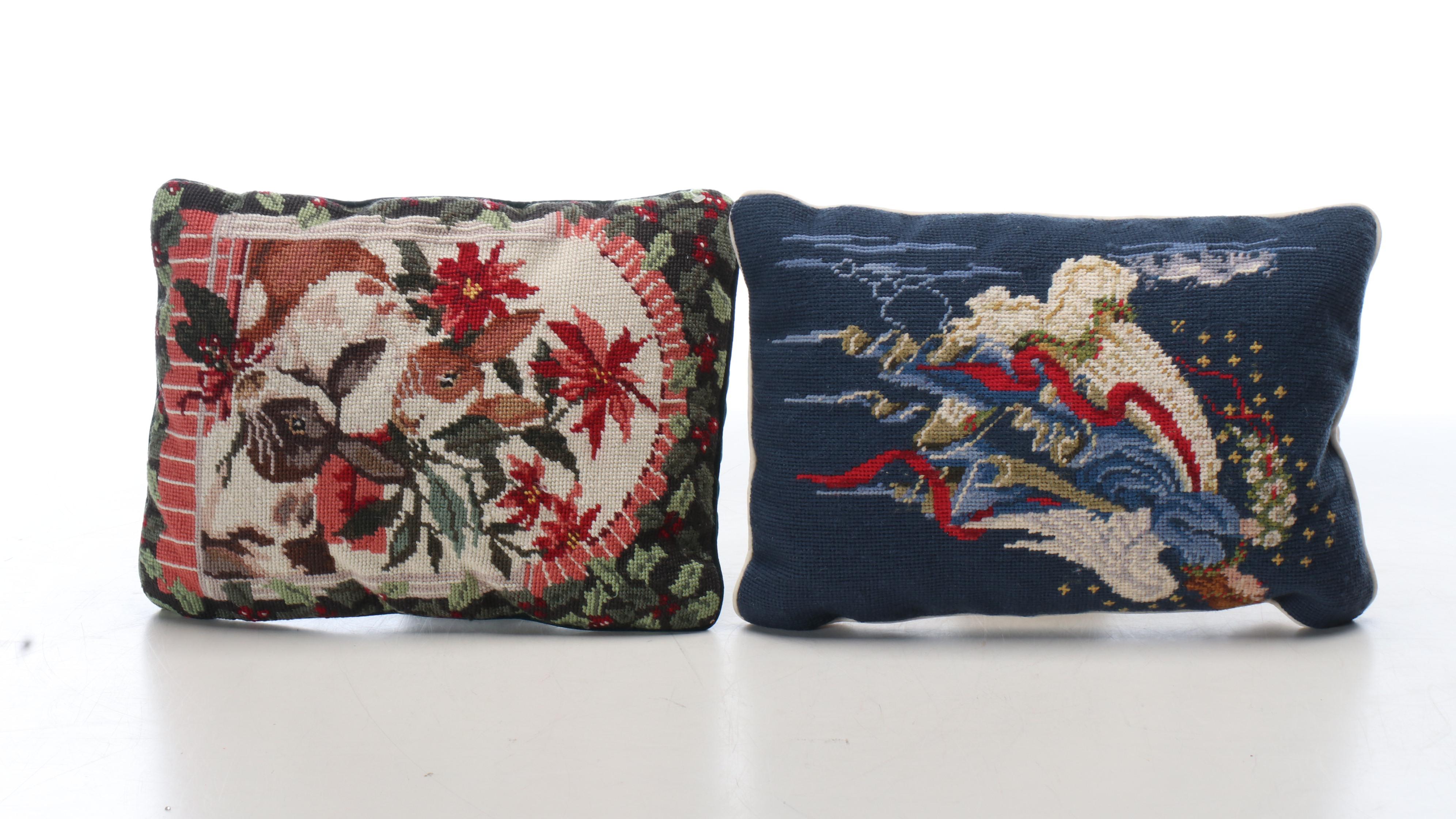 Christopher Radko Santa Claus Music Box Pillow and Other Christmas Throw Pillows