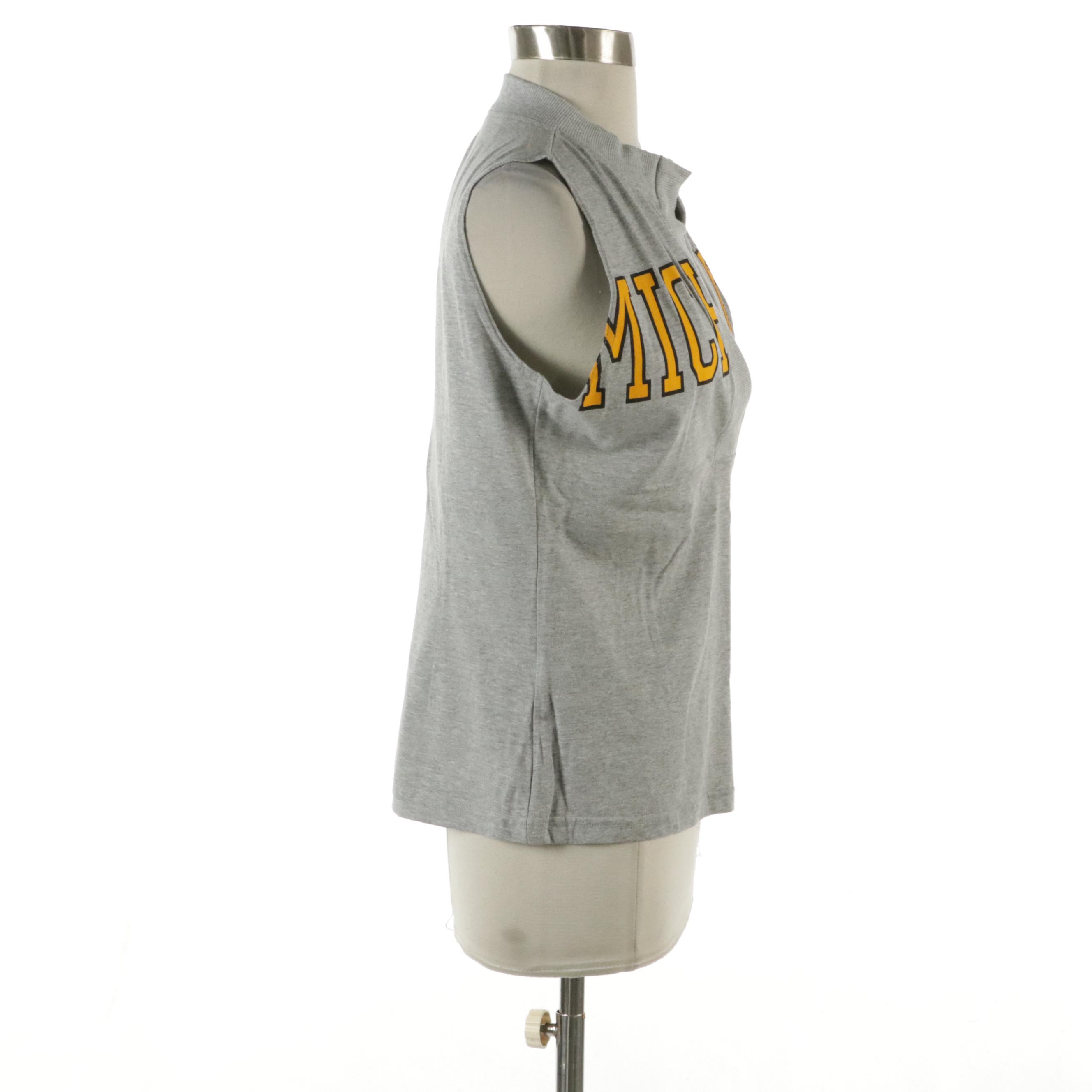 Dolce & Gabbana University of Michigan Sleeveless Top with Tags