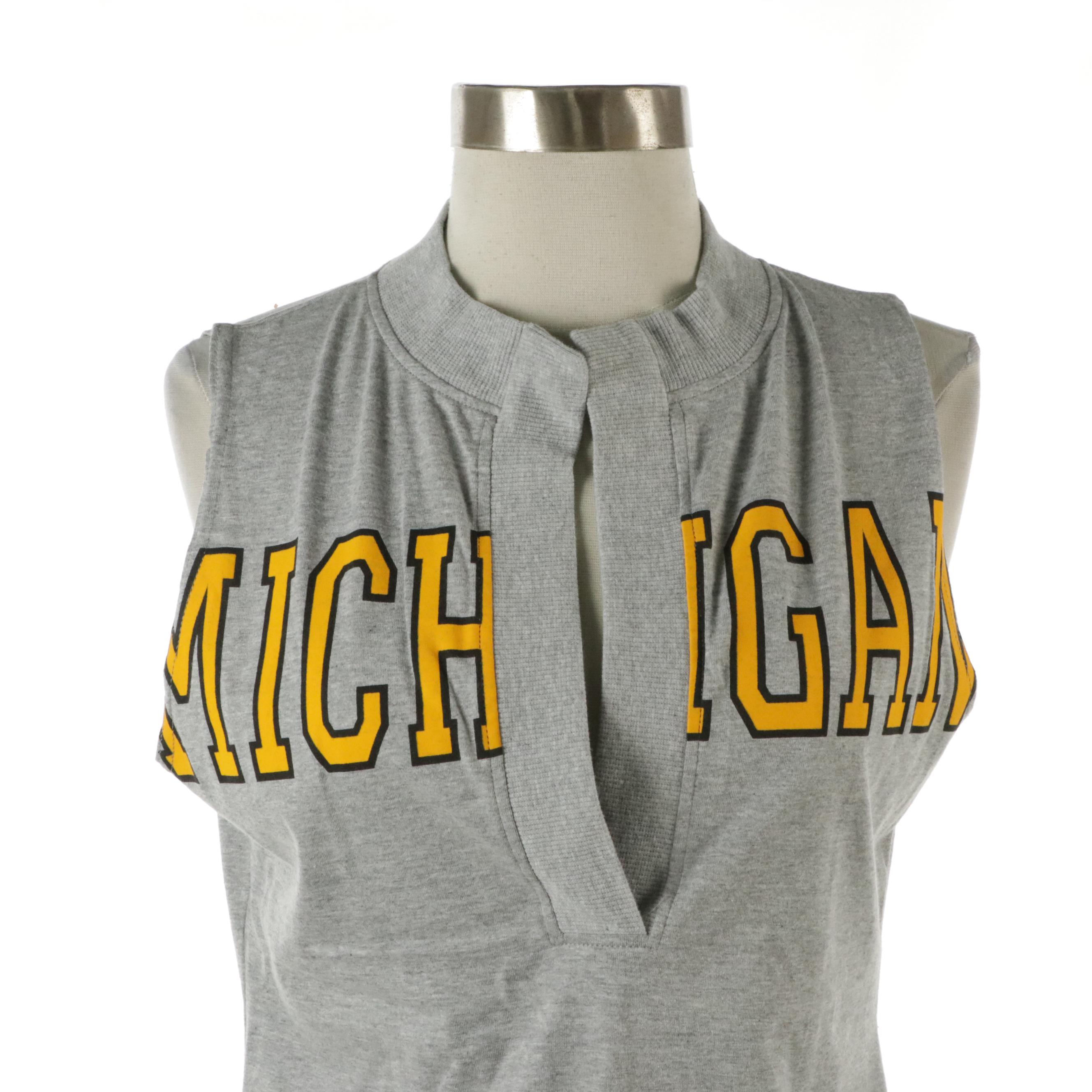 Dolce & Gabbana University of Michigan Sleeveless Top with Tags