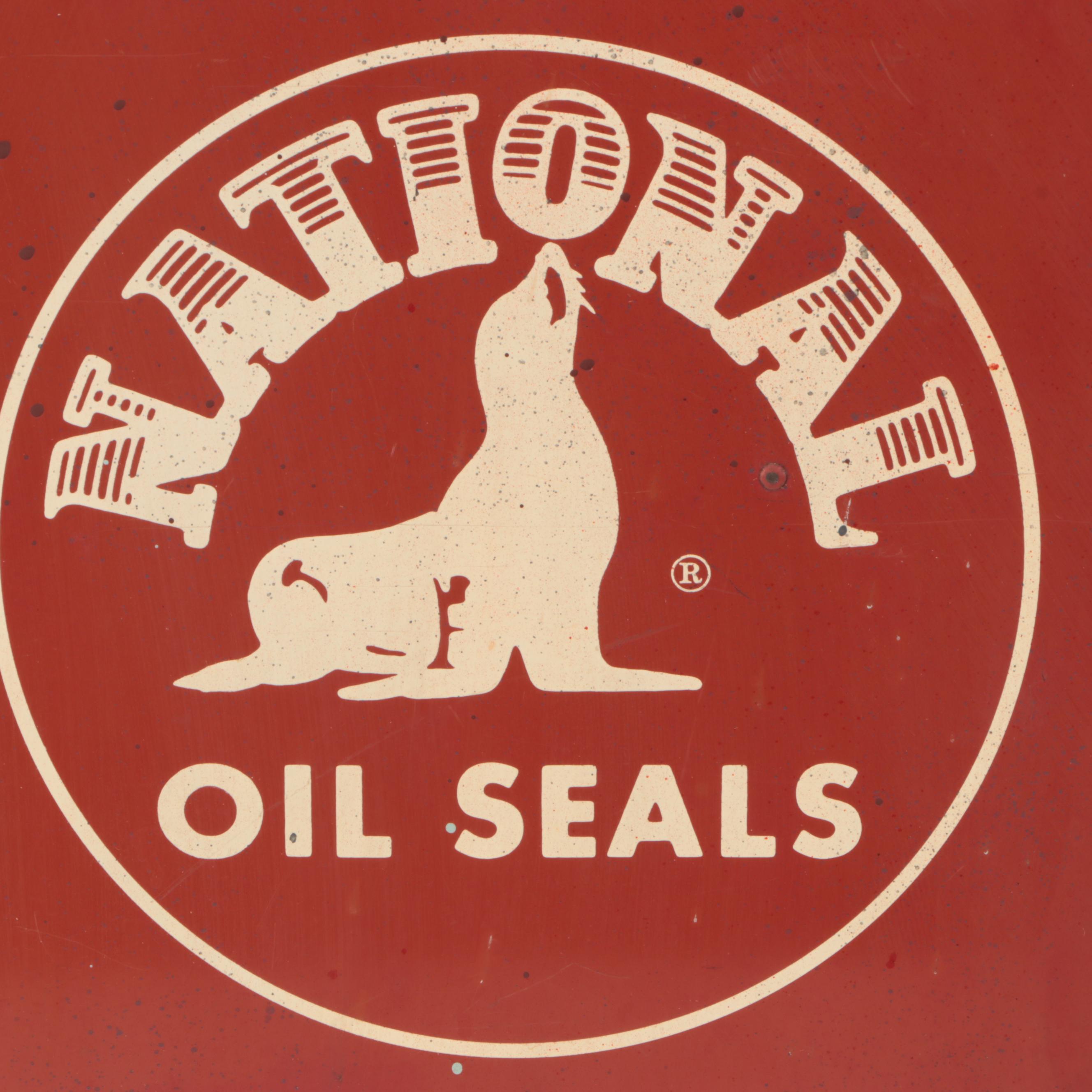 Federal-Mogul Service Division National Oil Seals Metal Cabinet