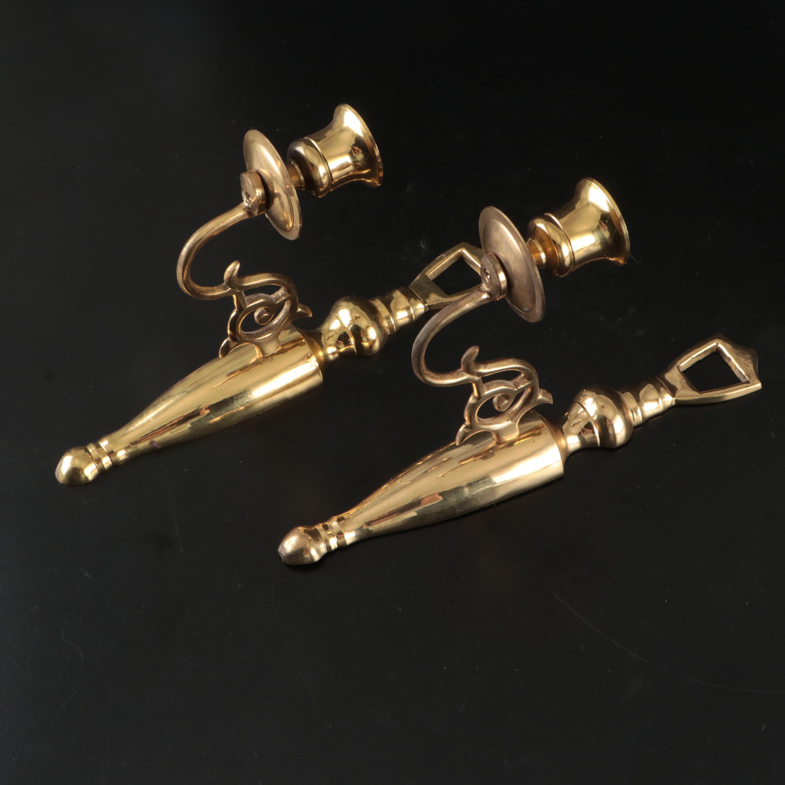 Marquis By Waterford Crystal Vase and Bowl with Baby Jesus and Brass Sconces