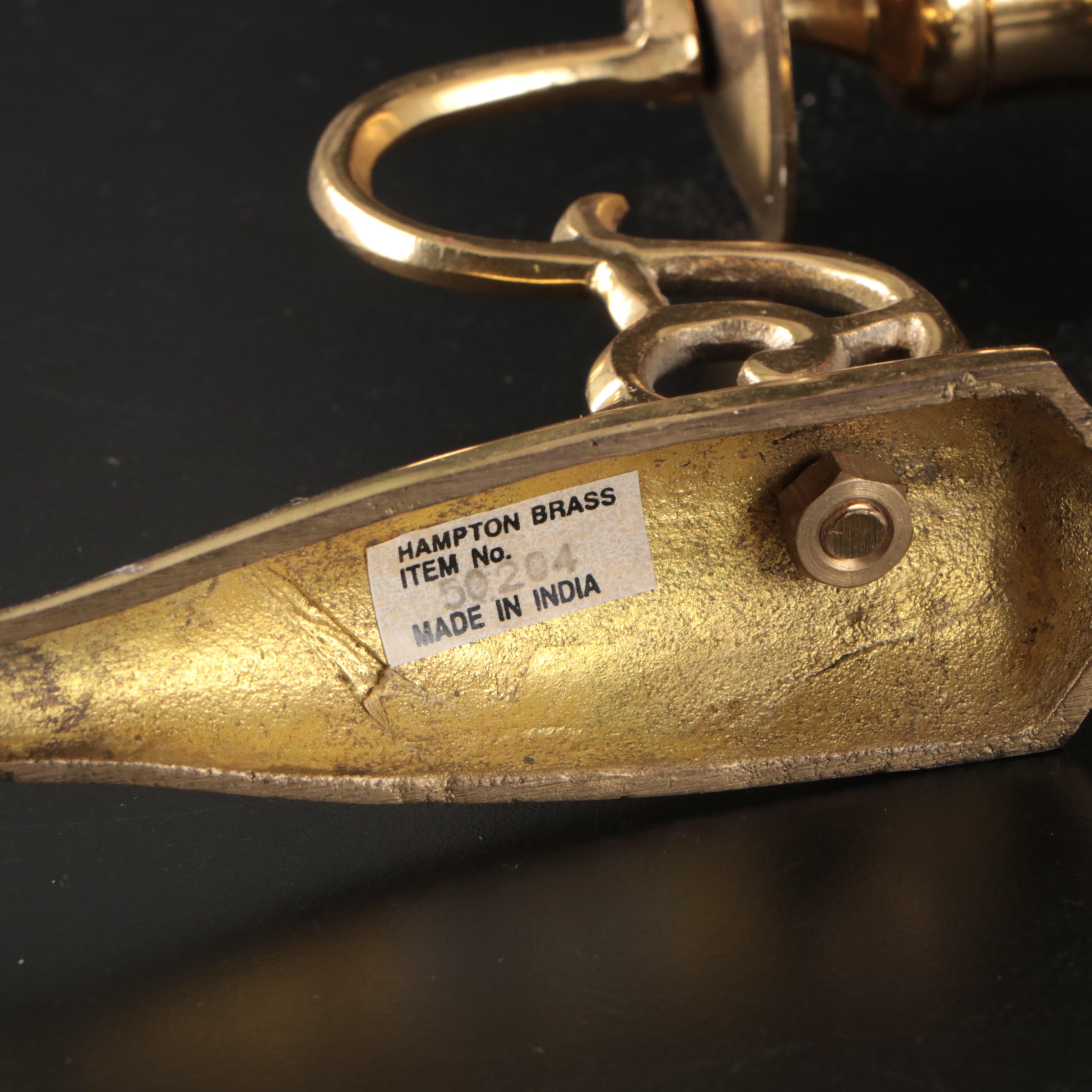 Marquis By Waterford Crystal Vase and Bowl with Baby Jesus and Brass Sconces