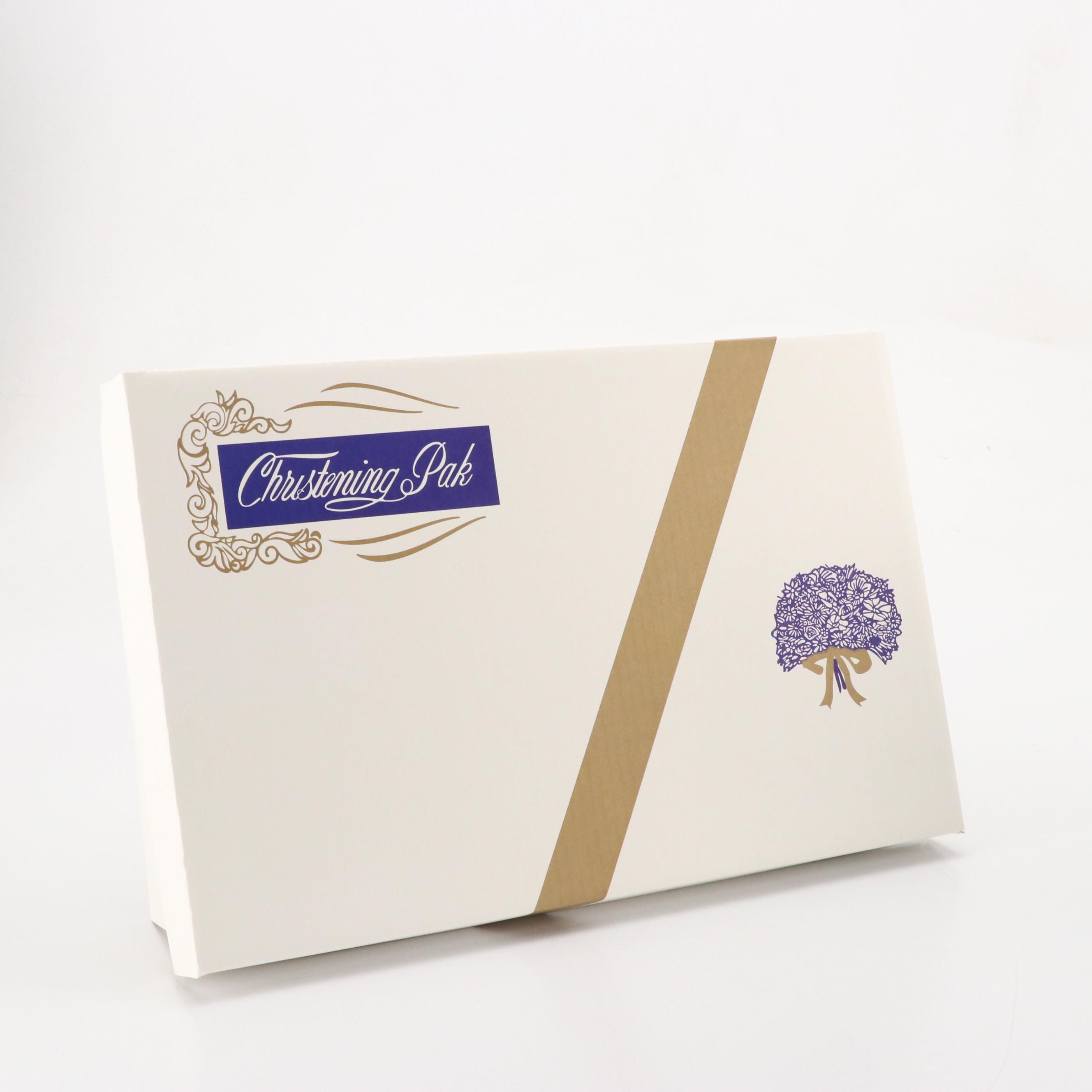 Infants Baby Dior Silk Christening Gown with Christening Pak Preservation Box