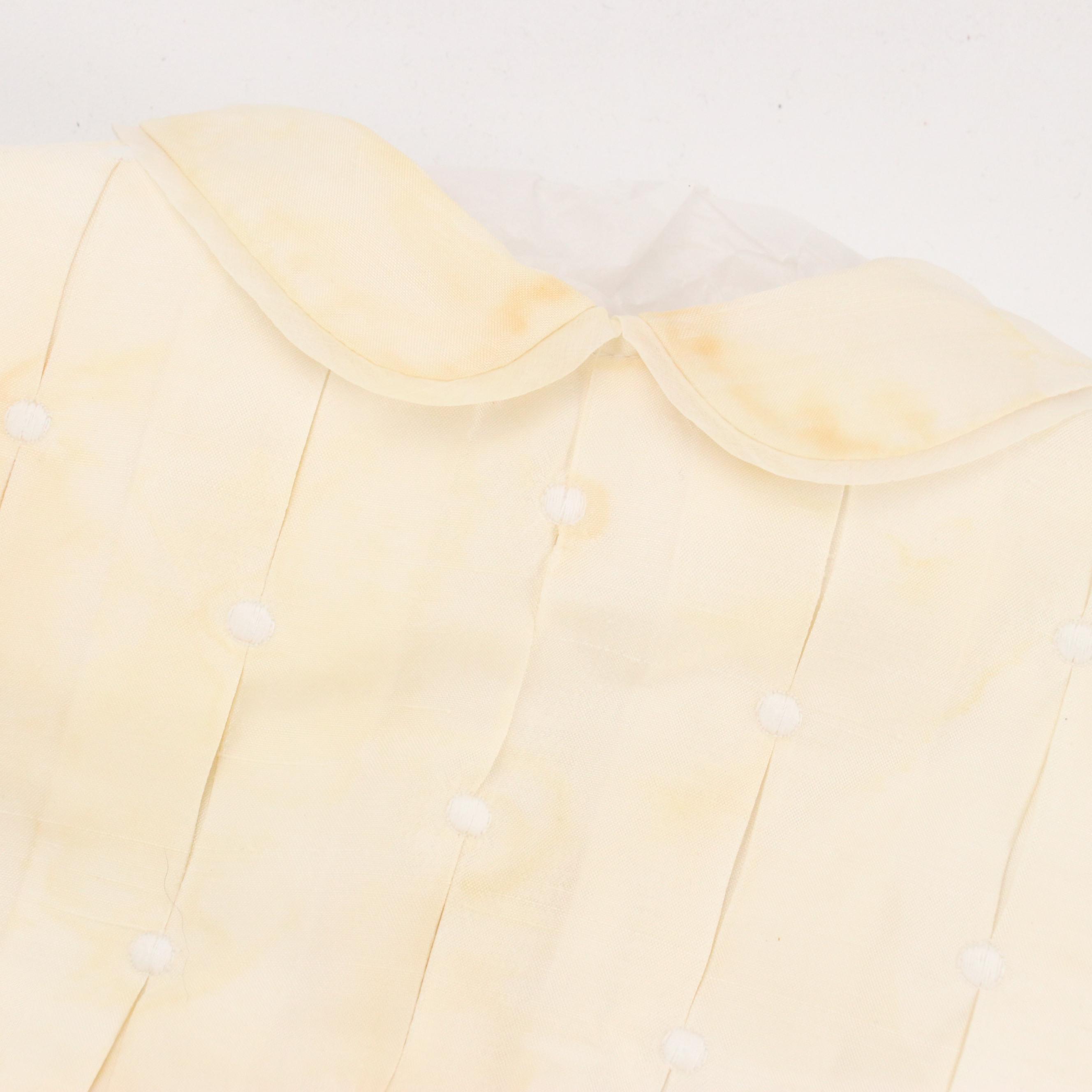 Infants Baby Dior Silk Christening Gown with Christening Pak Preservation Box