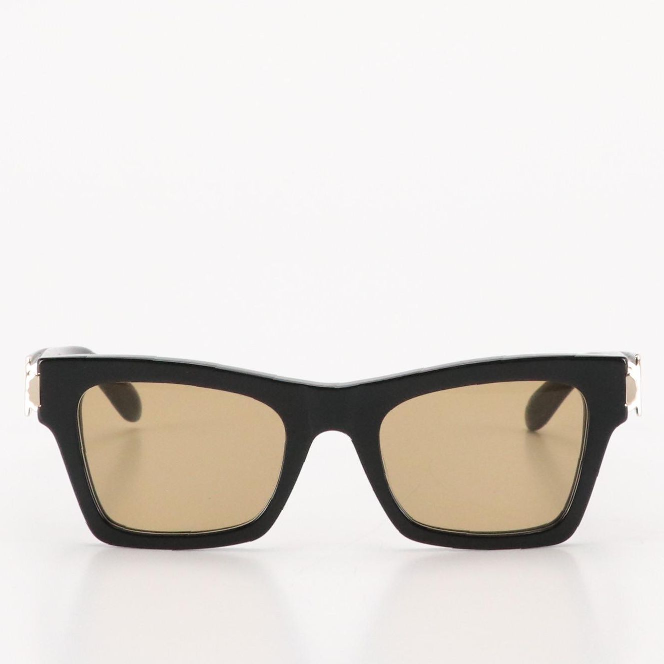 Salvatore Ferragamo SF2013S Black Square Cat Eye Sunglasses With Case and Box