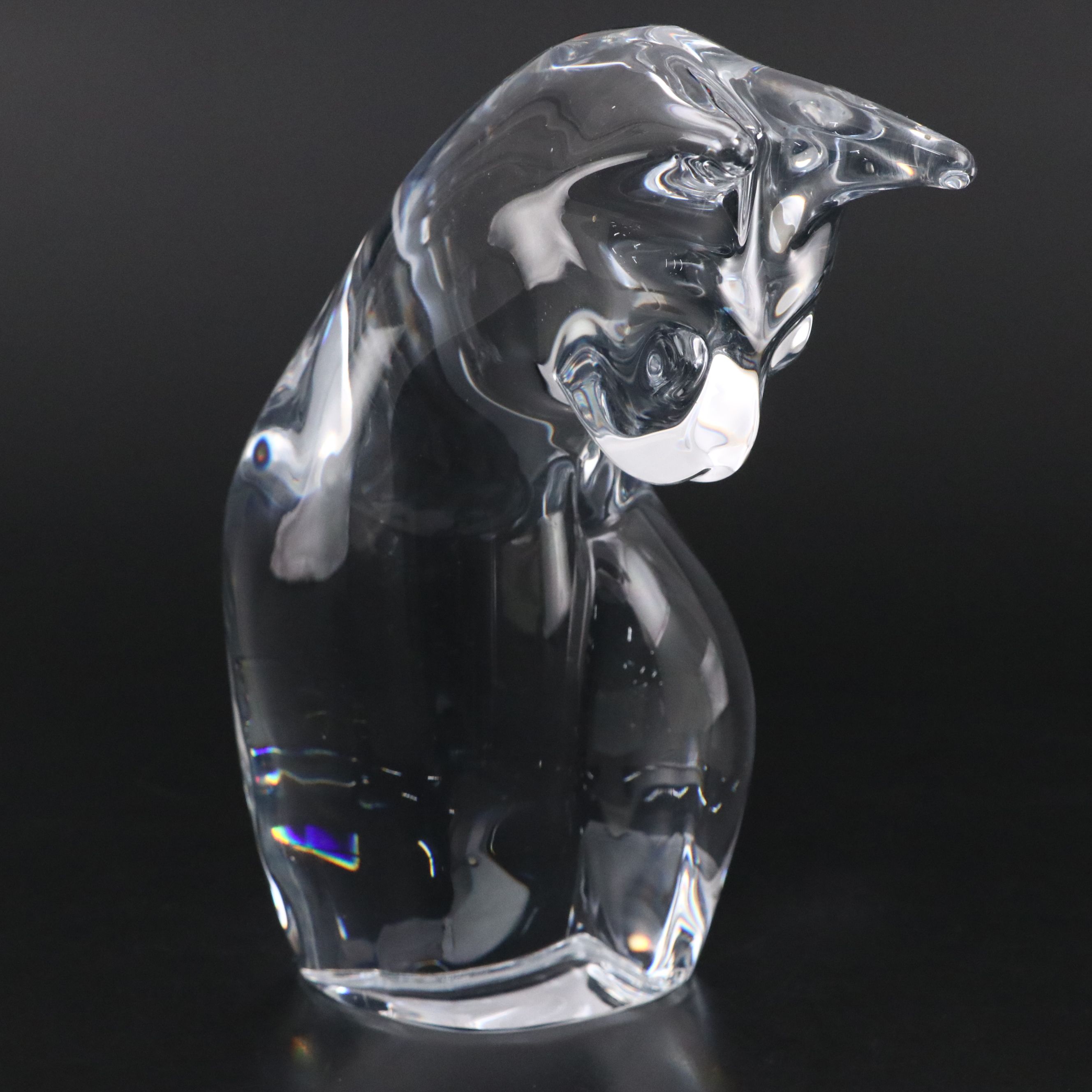 Daum Crystal Sitting Cat