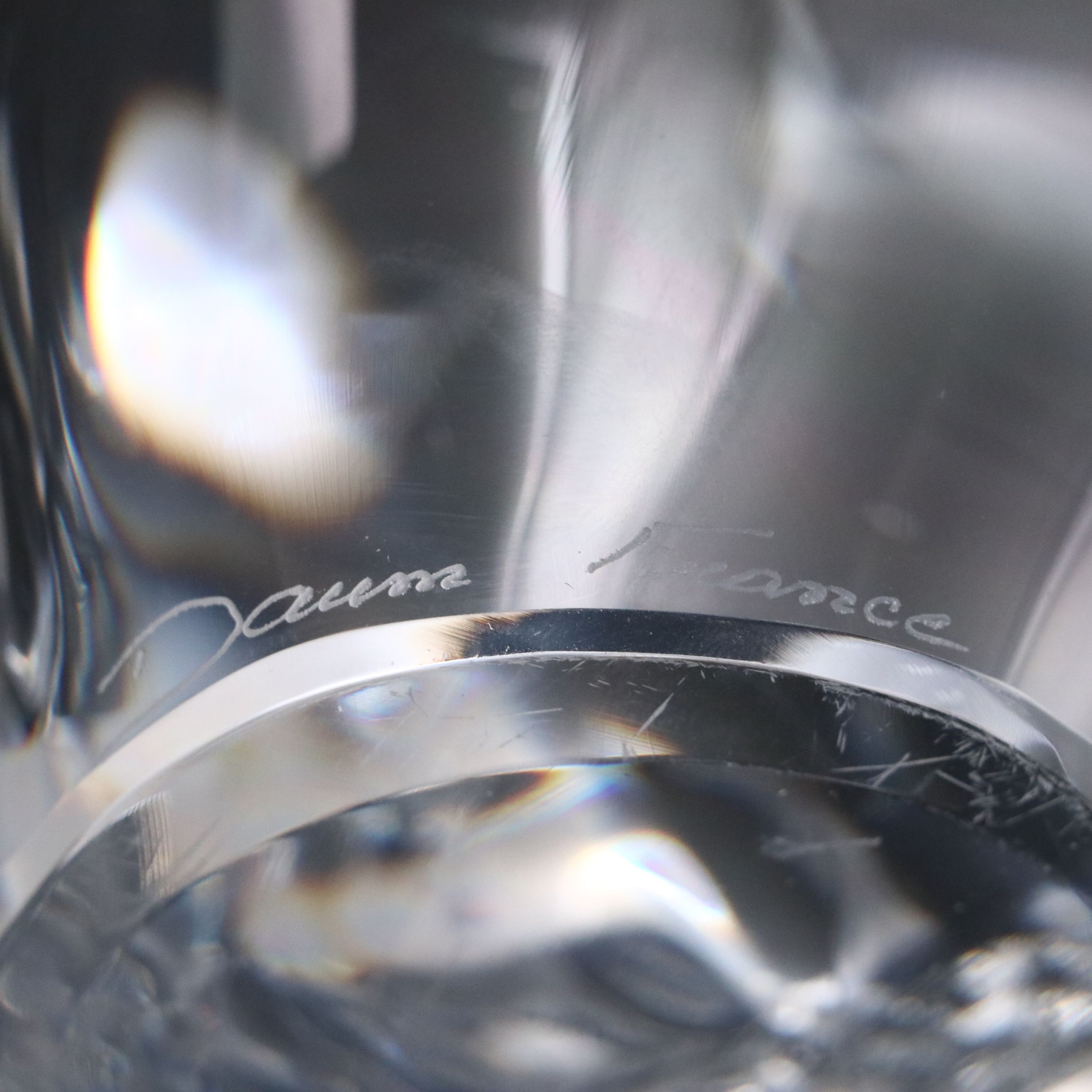 Daum Crystal Sitting Cat