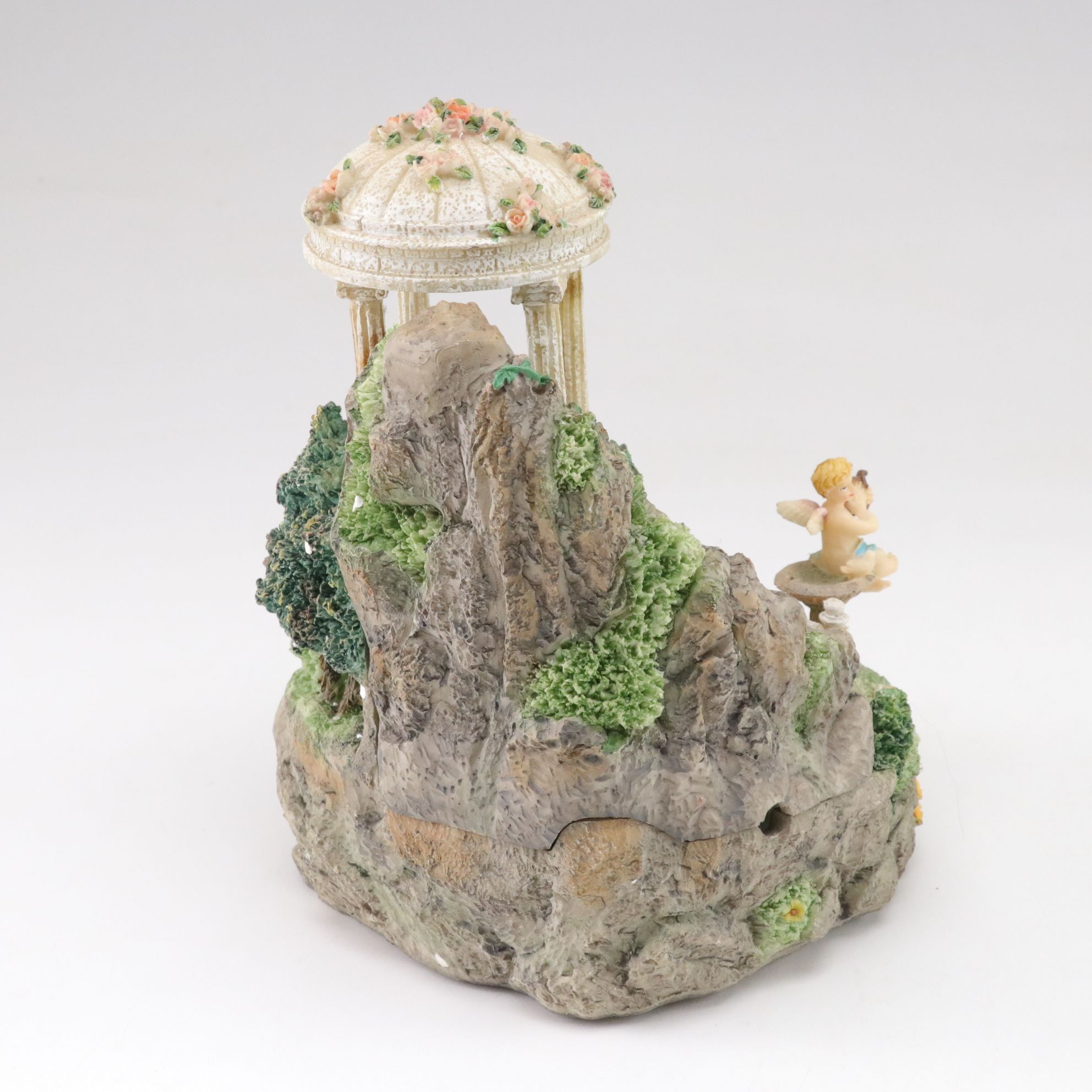 Musical Princess Carriage with Animated "Angel and Gazebo Fountain" & Carousels