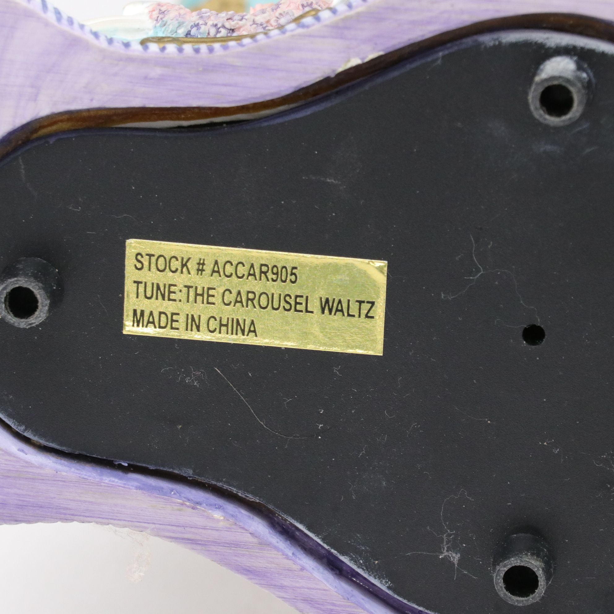 Musical Princess Carriage with Animated "Angel and Gazebo Fountain" & Carousels