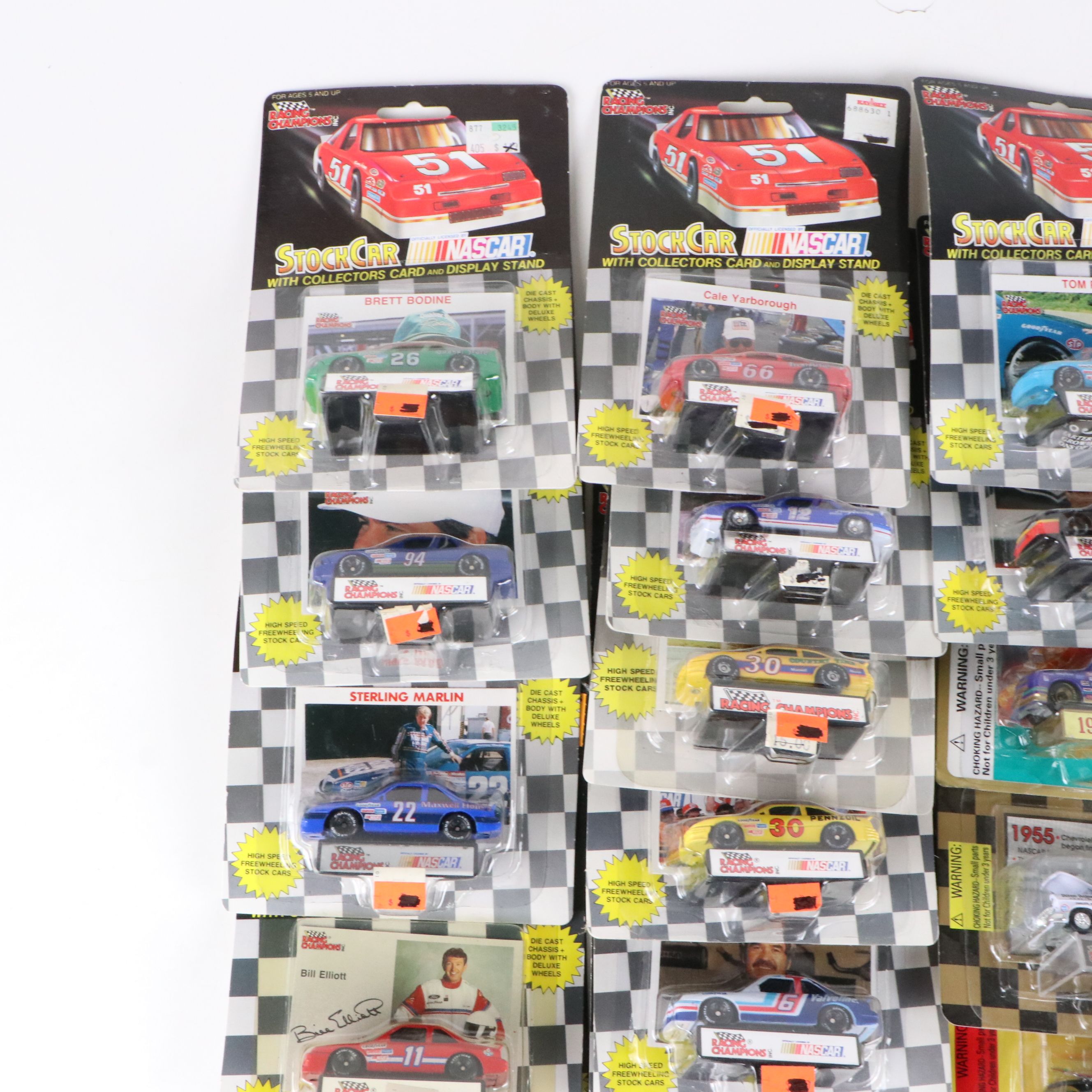 Racing Champions "50th Anniversary" Edition Cars with Stock Rods and More Cars