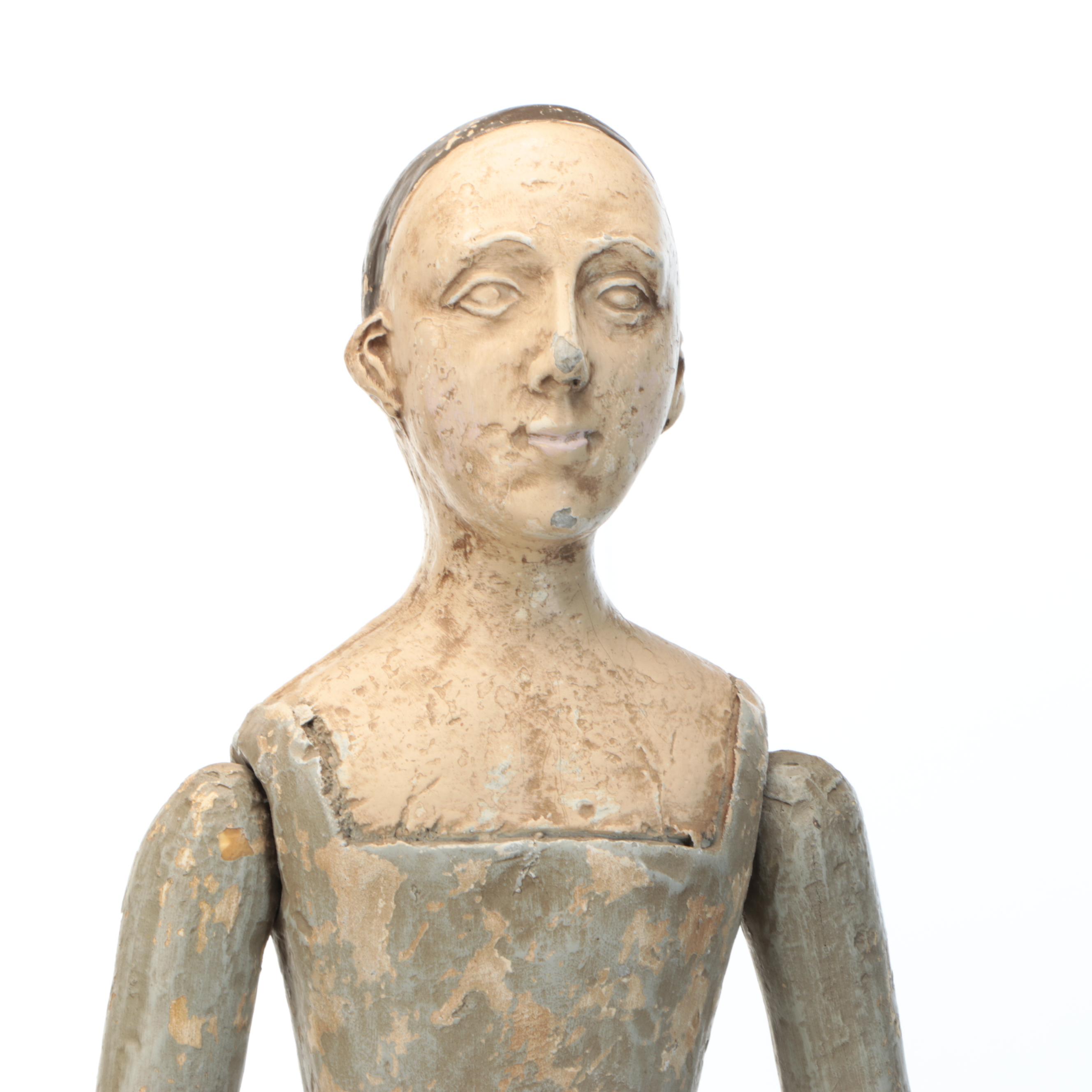 Wood Santos Cage Doll