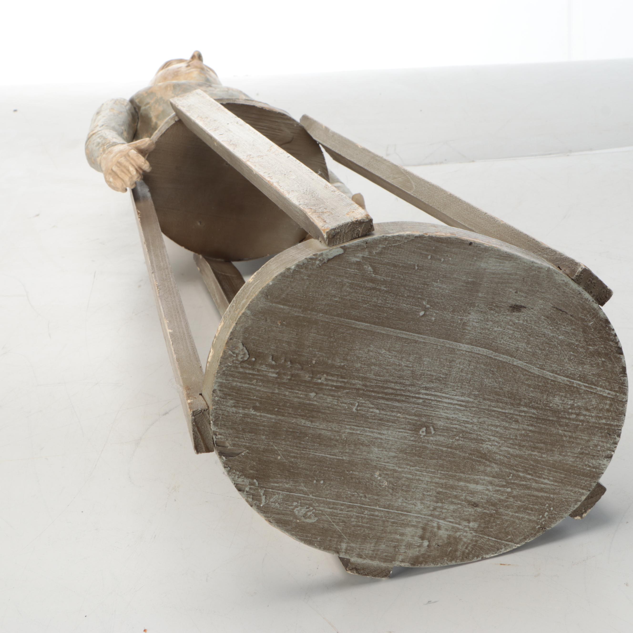 Wood Santos Cage Doll