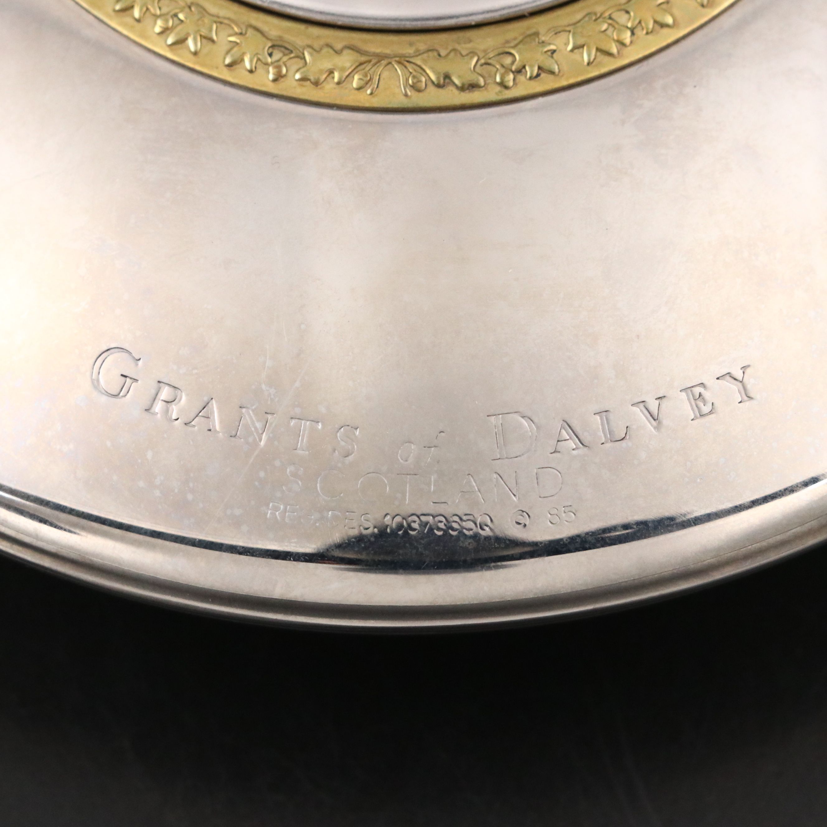 Grants of Dalvey Scottish Pocket Flask with Telescopic Metal Shot Glass
