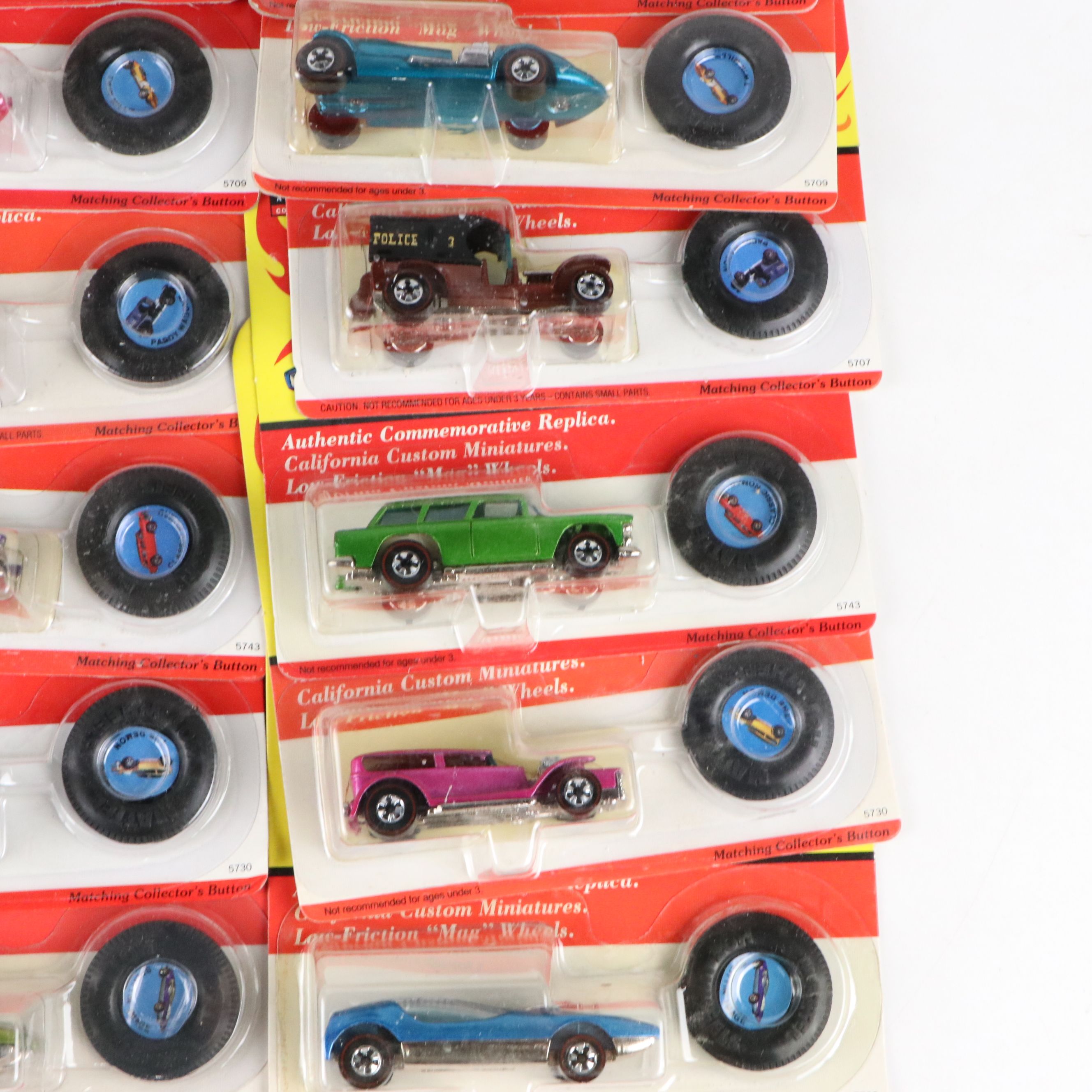 Mattel Hot Wheels 25th Anniversary Edition Diecast Cars with Original Packaging