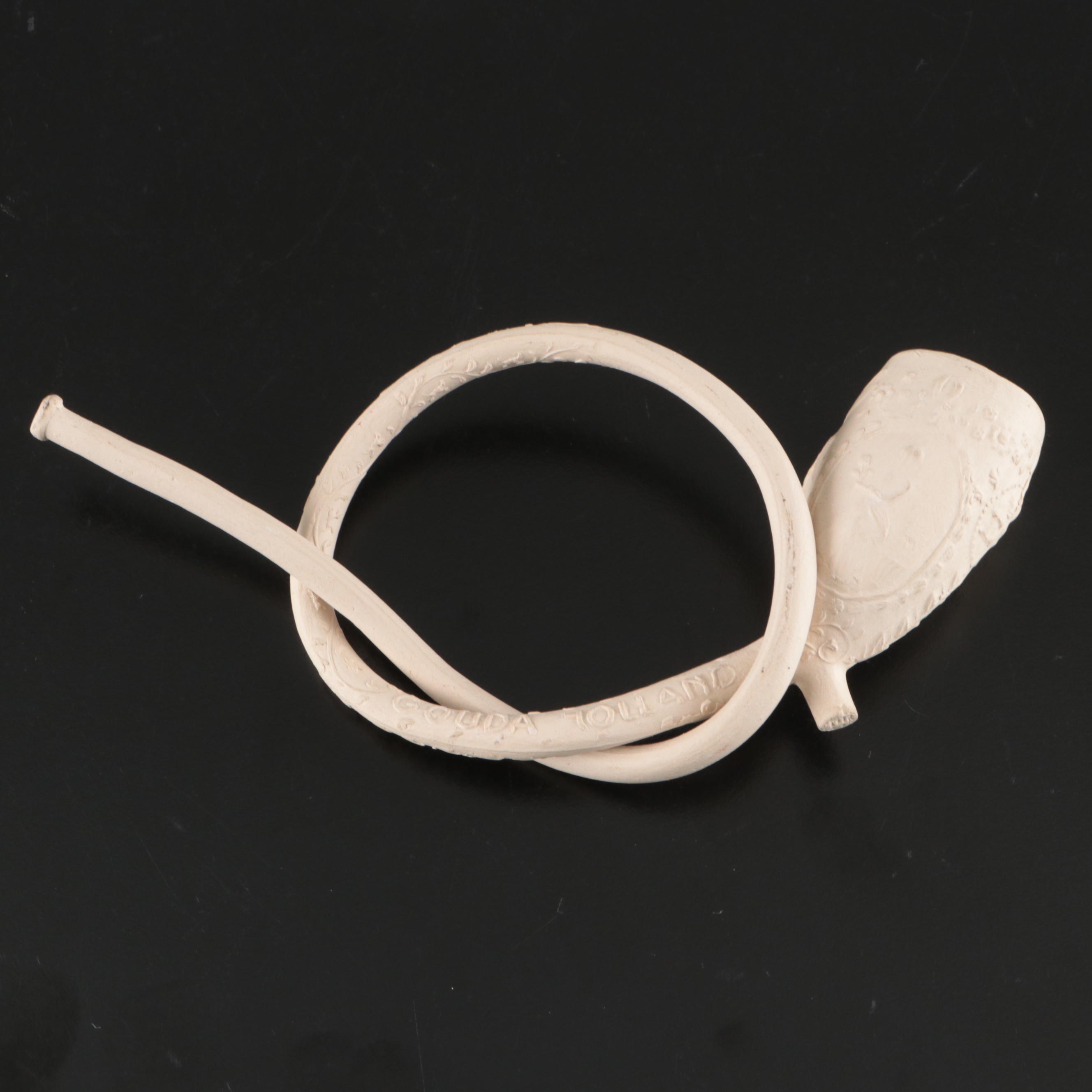 George V Coronation, Dutch Goedewaagen Relief Ring and More Clay Tobacco Pipes