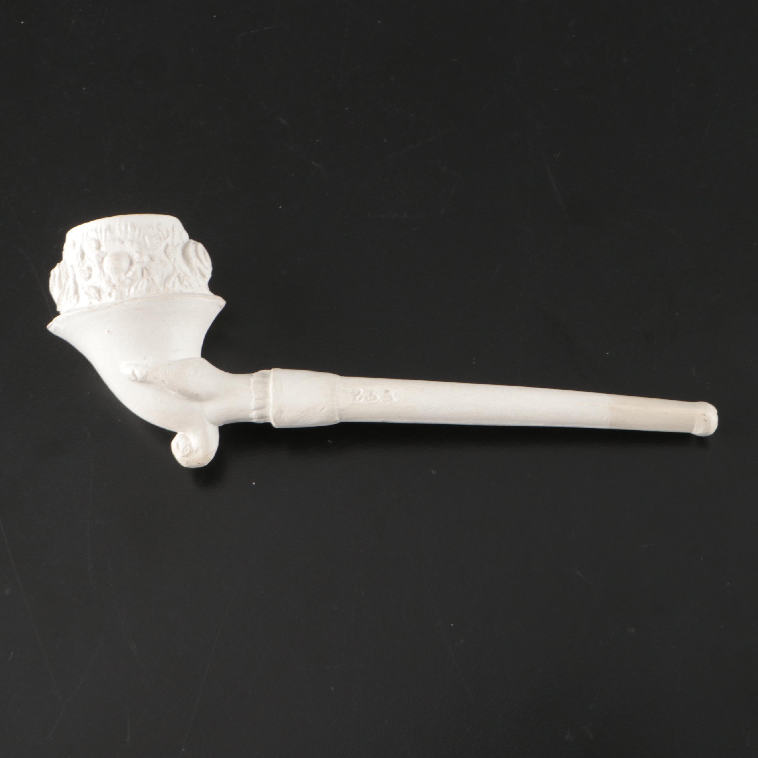 George V Coronation, Dutch Goedewaagen Relief Ring and More Clay Tobacco Pipes