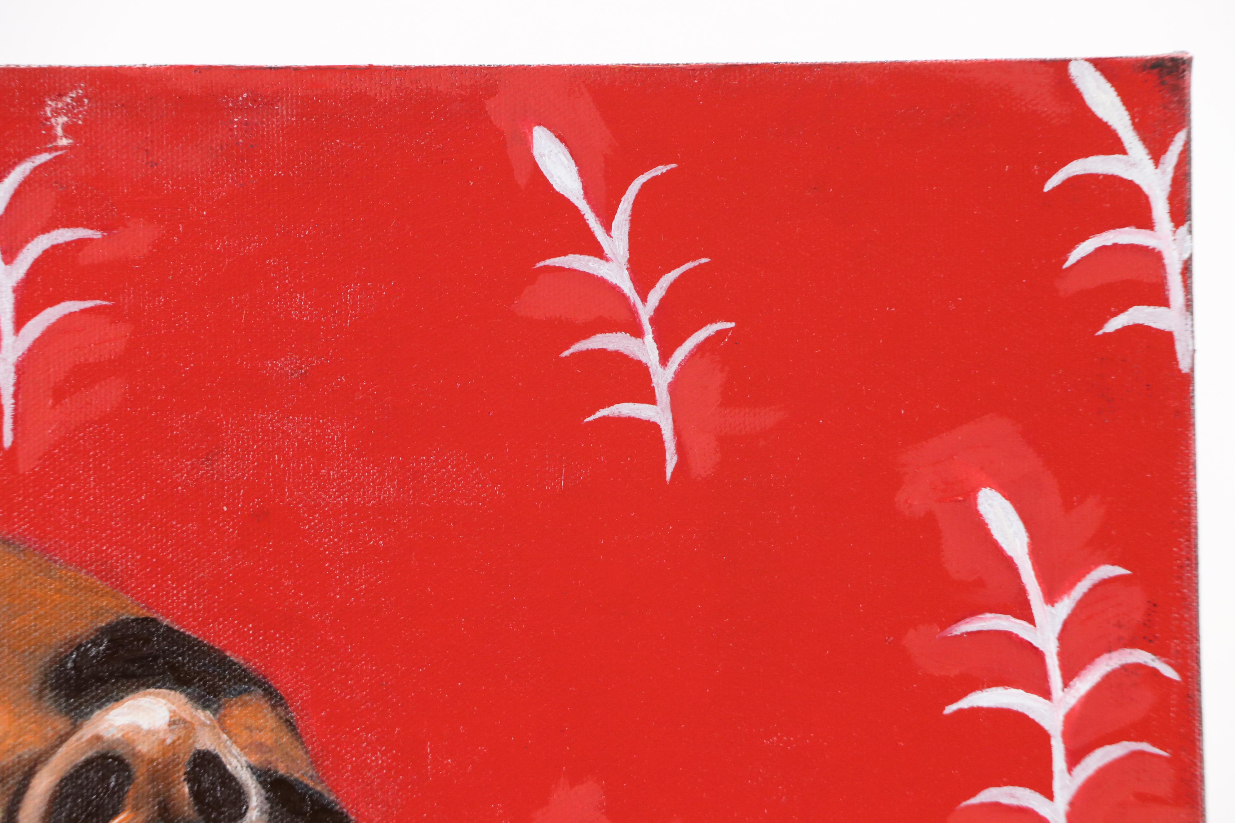 Oluwakemi Omowaire Oil Portrait Painting "Untitled", 21st Century