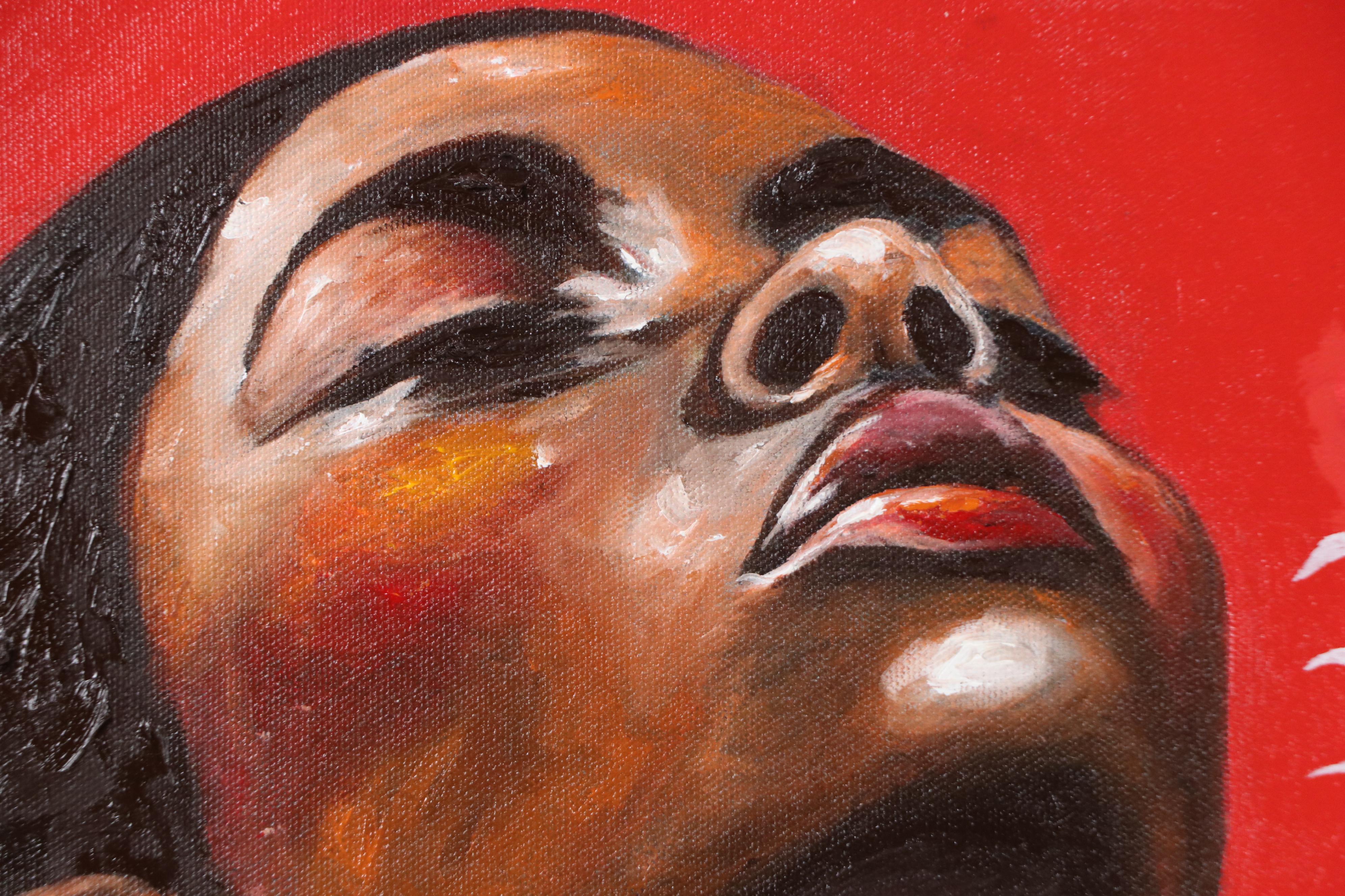 Oluwakemi Omowaire Oil Portrait Painting "Untitled", 21st Century