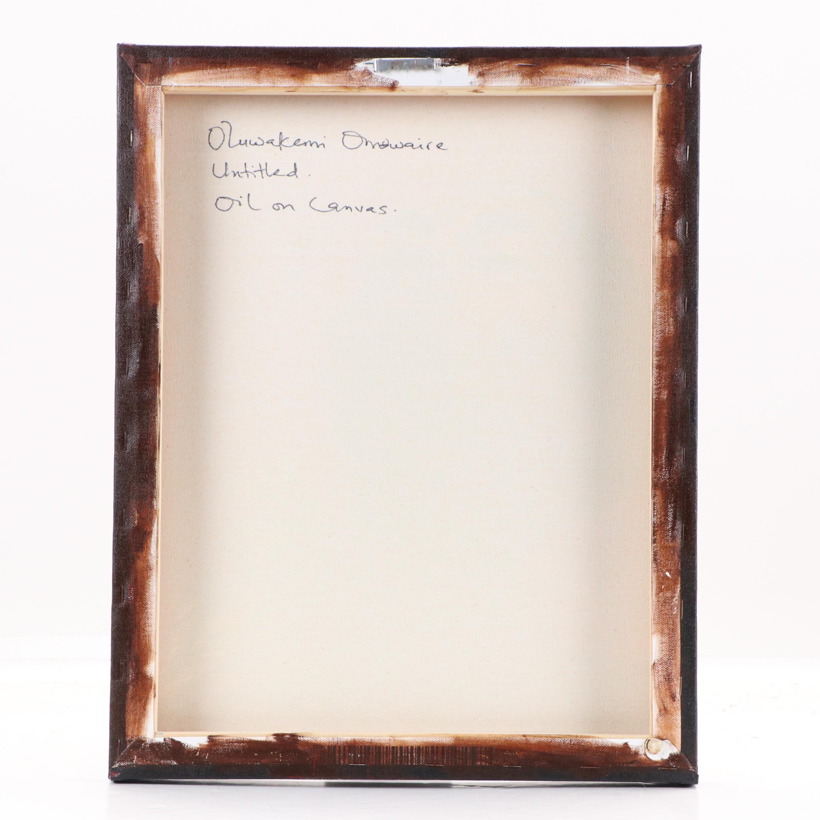 Oluwakemi Omowaire Oil Portrait Painting "Untitled", 21st Century