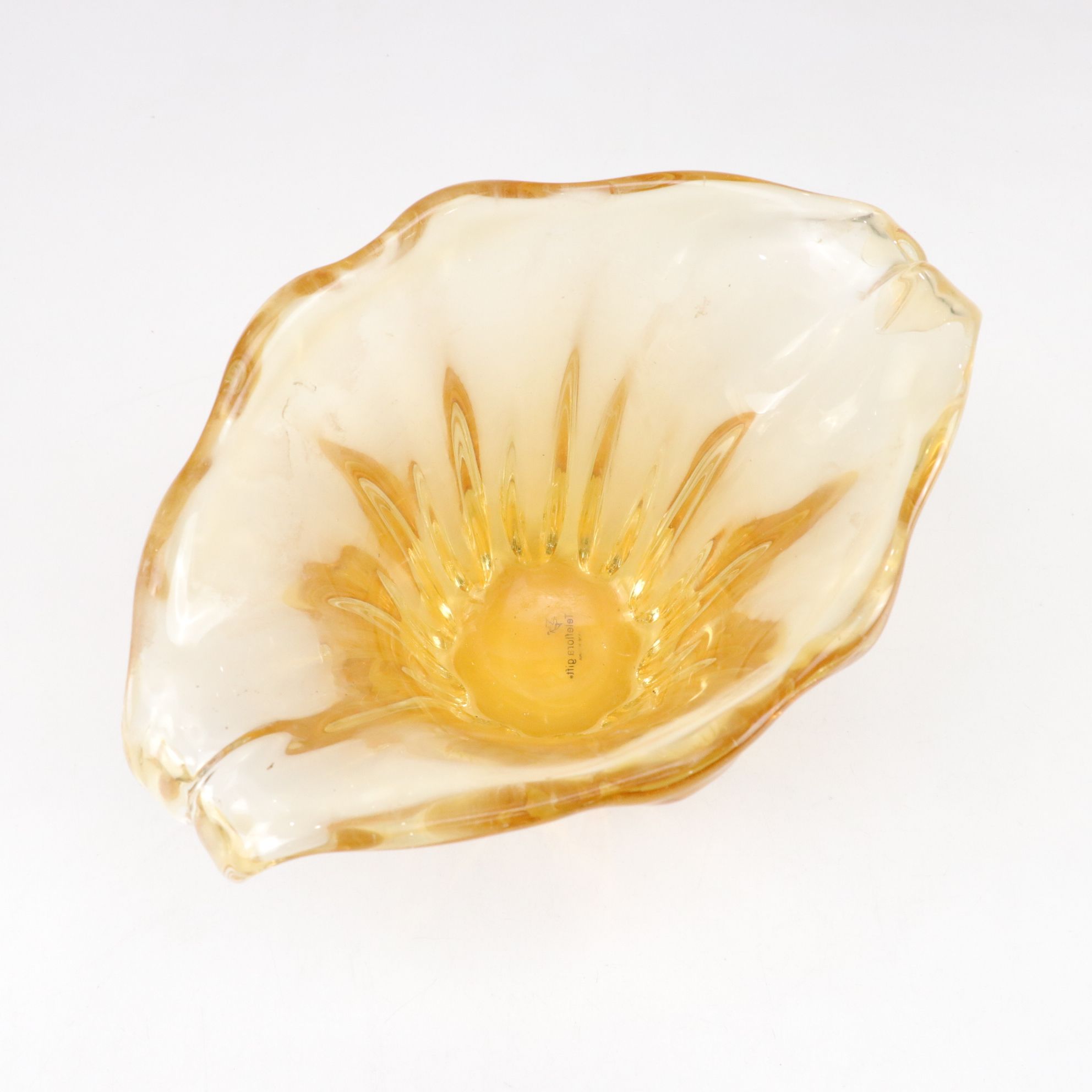 Pair of Blown Amber Glass Vases