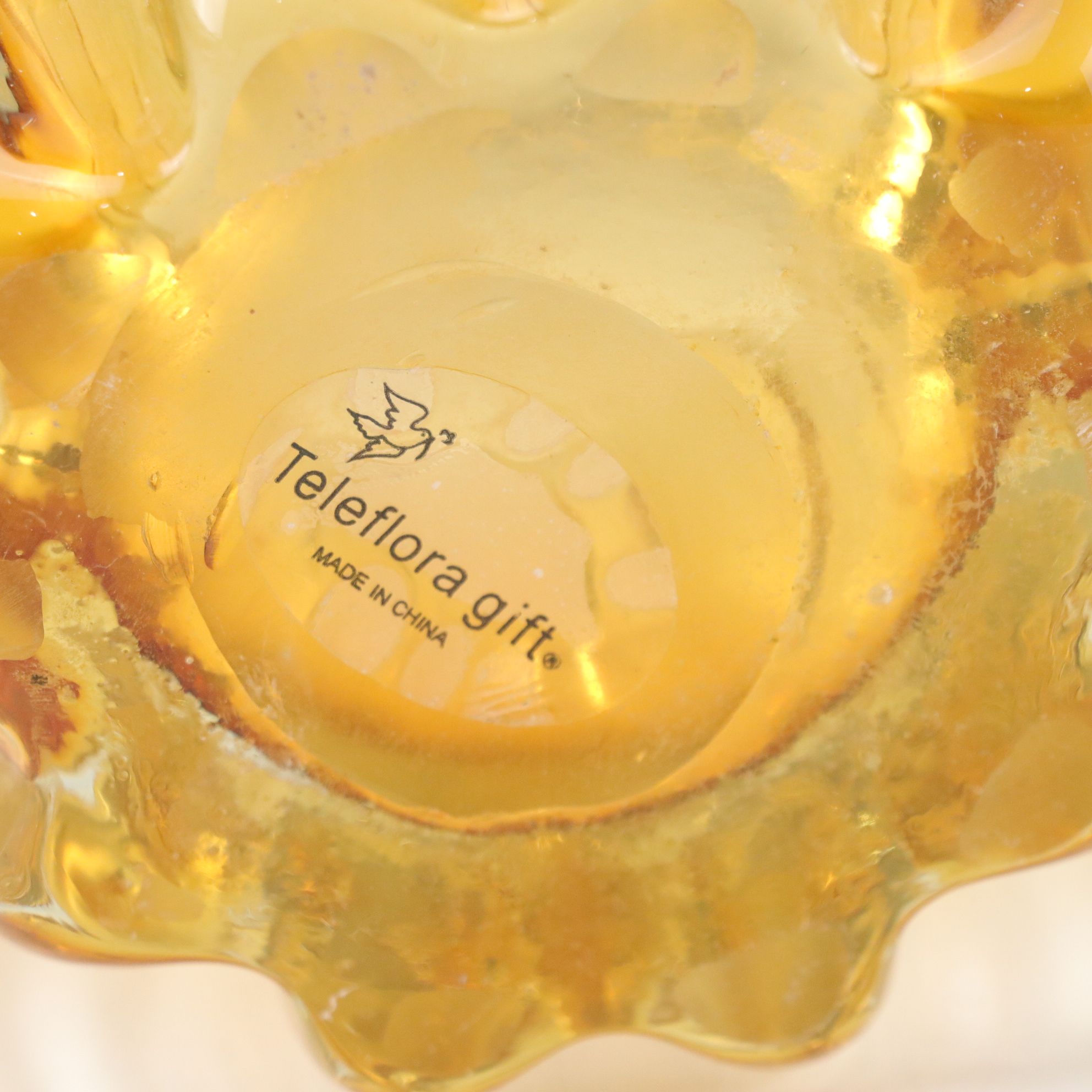 Pair of Blown Amber Glass Vases