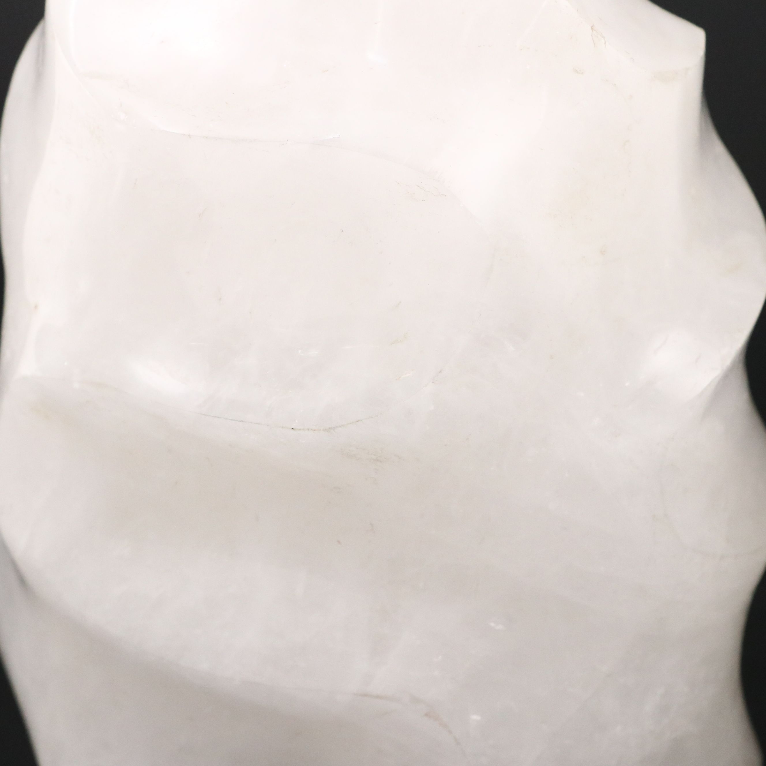 Carved Quartz Flame Shapes