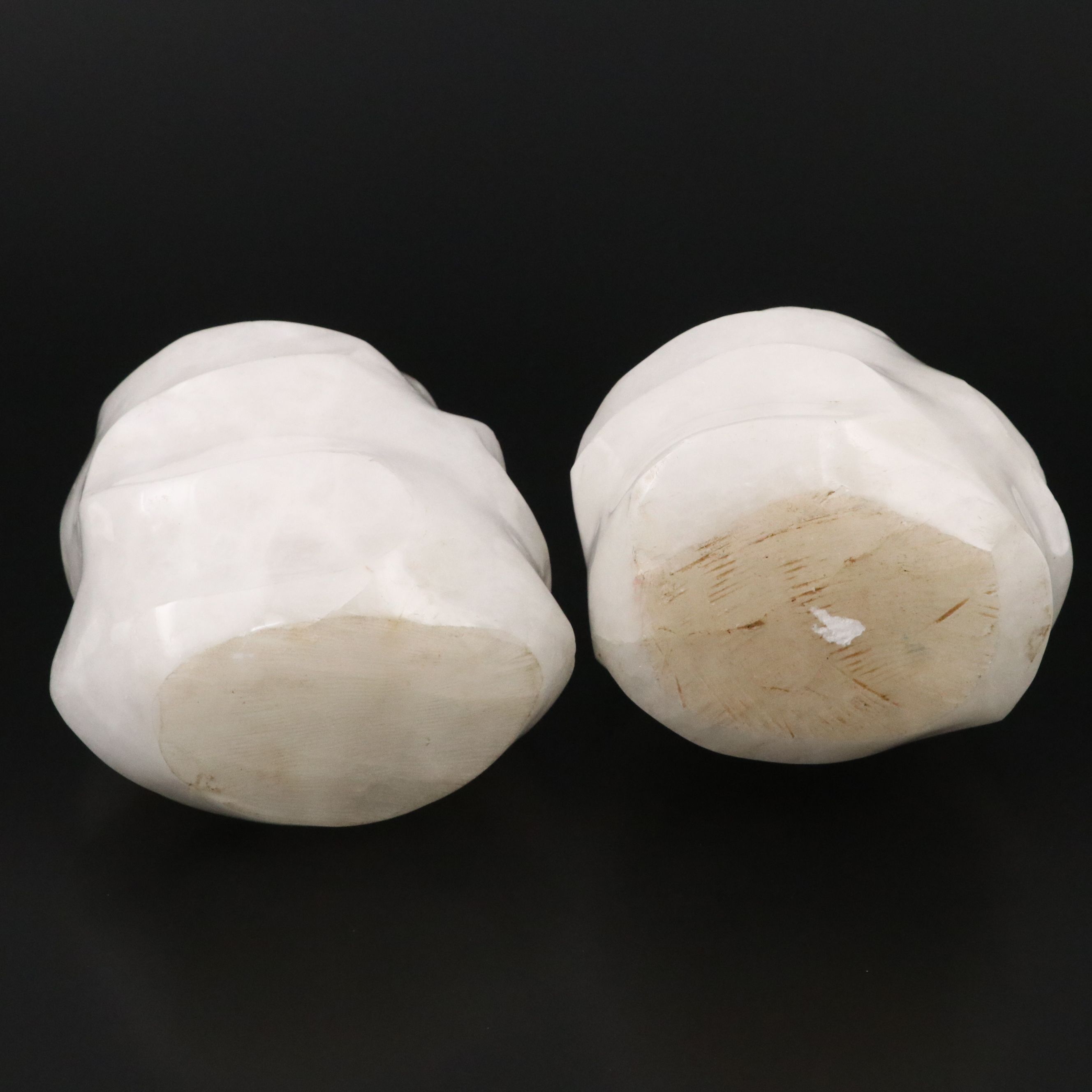 Carved Quartz Flame Shapes