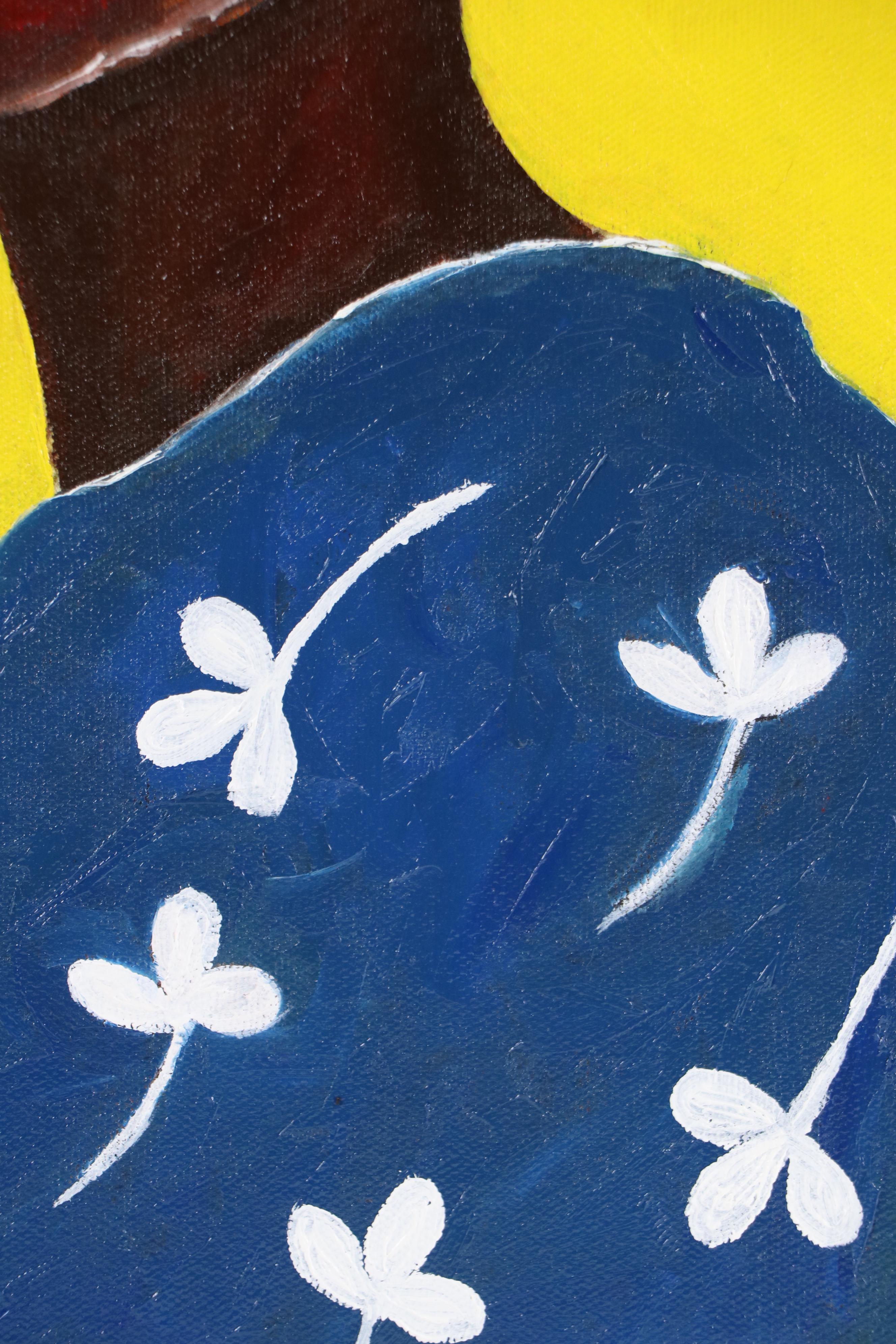 Oluwakemi Omowaire Oil Portrait Painting "Faith. Is Not Lost.", 21st Century