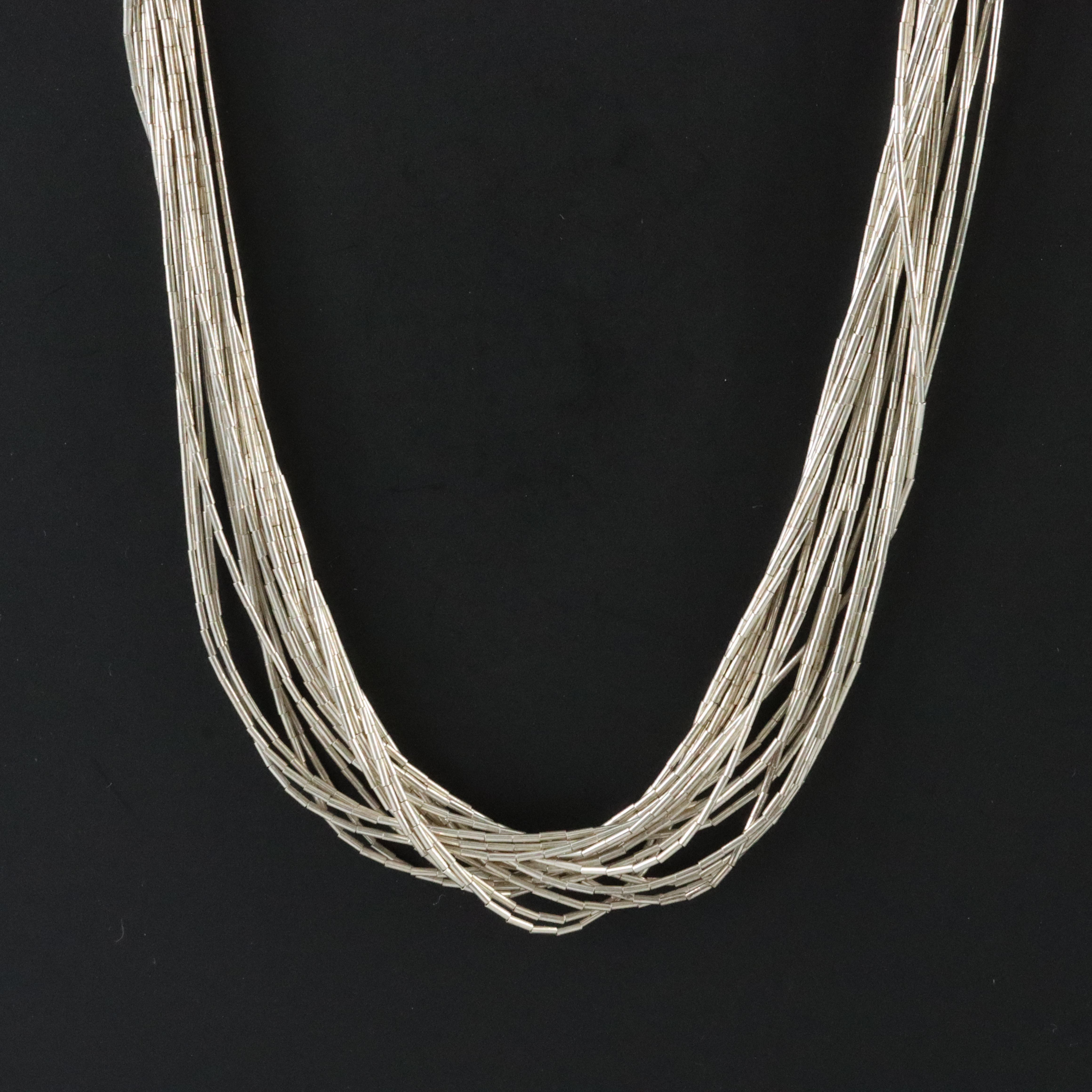 Sterling Liquid Silver Necklace