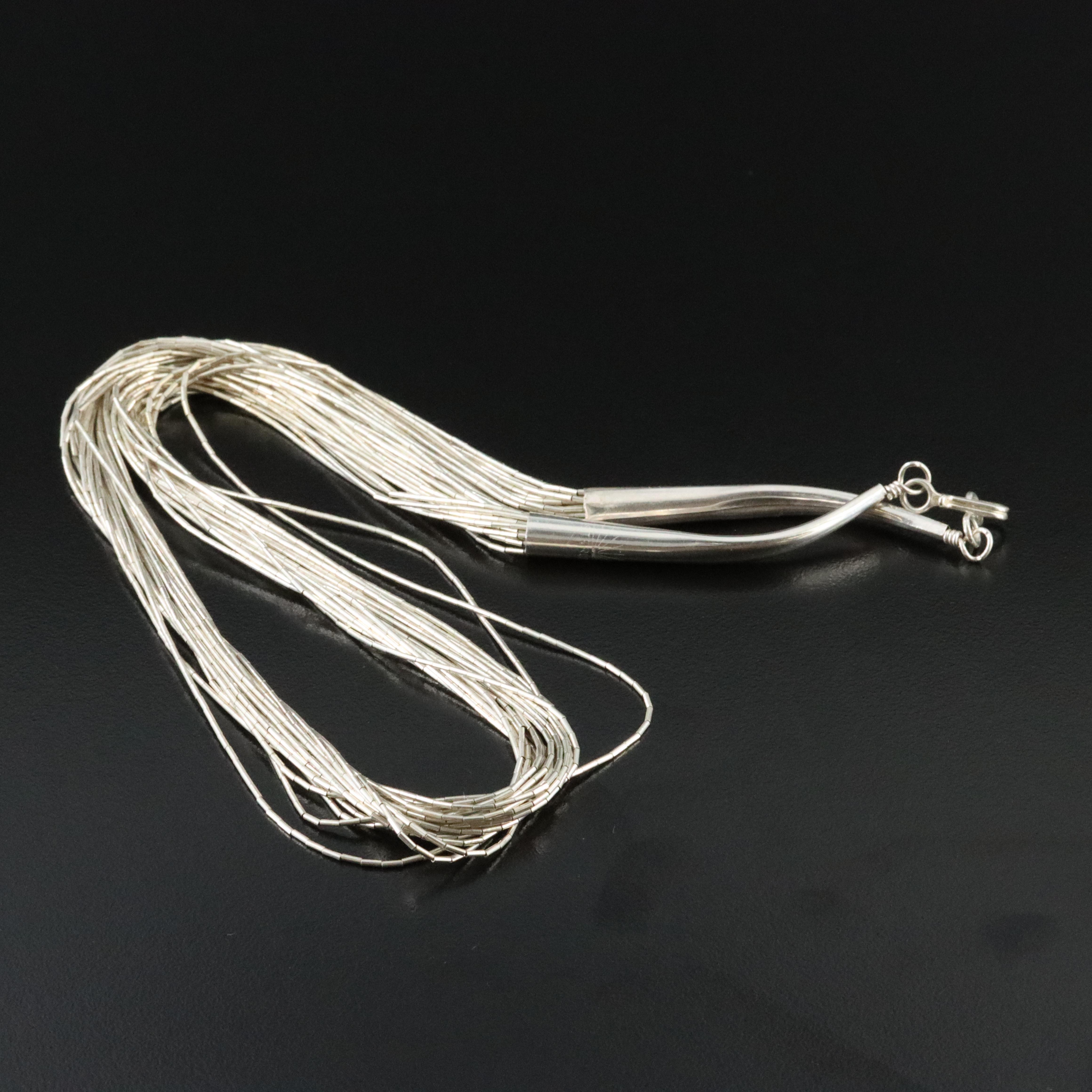 Sterling Liquid Silver Necklace