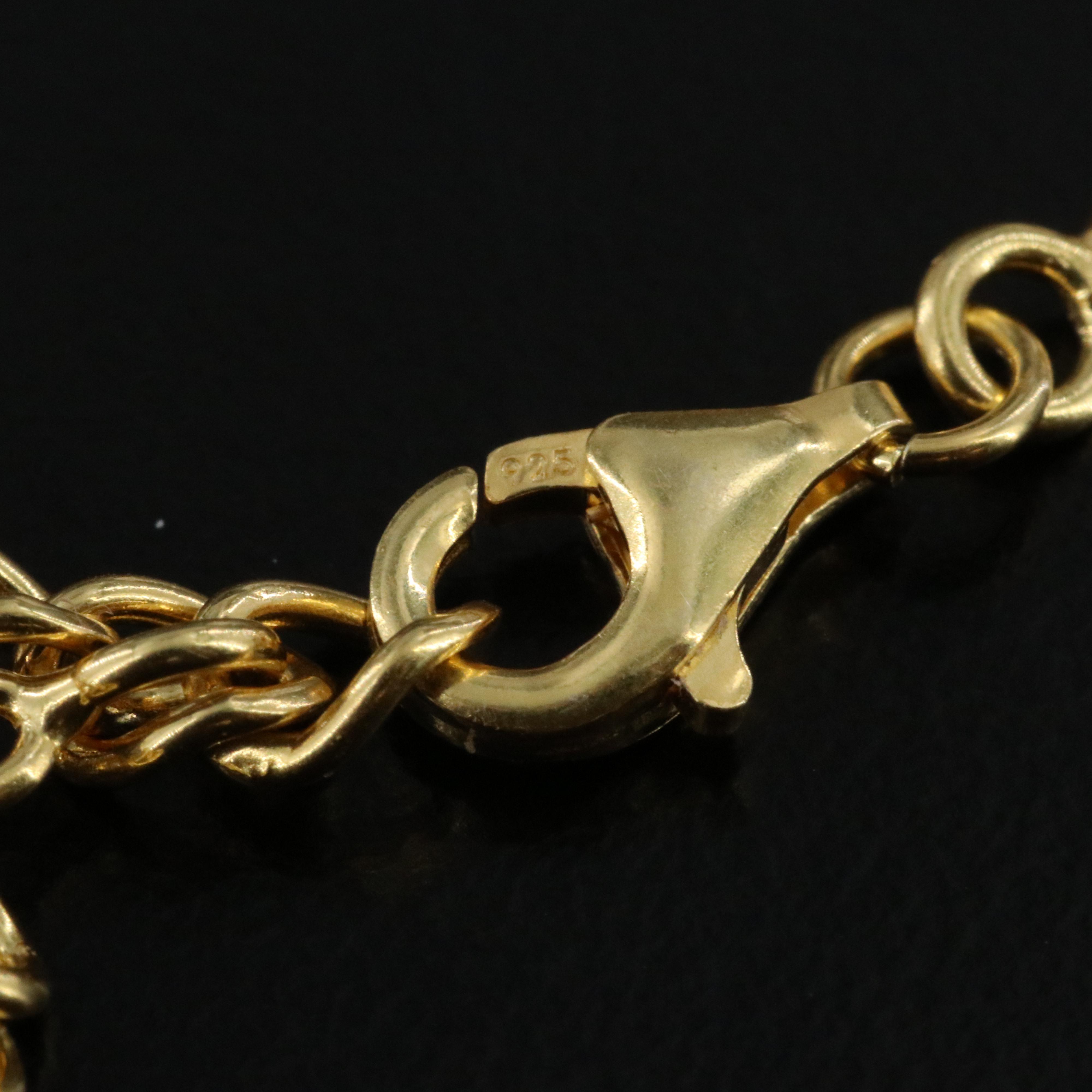 Sterling Silver Emerald Bracelet