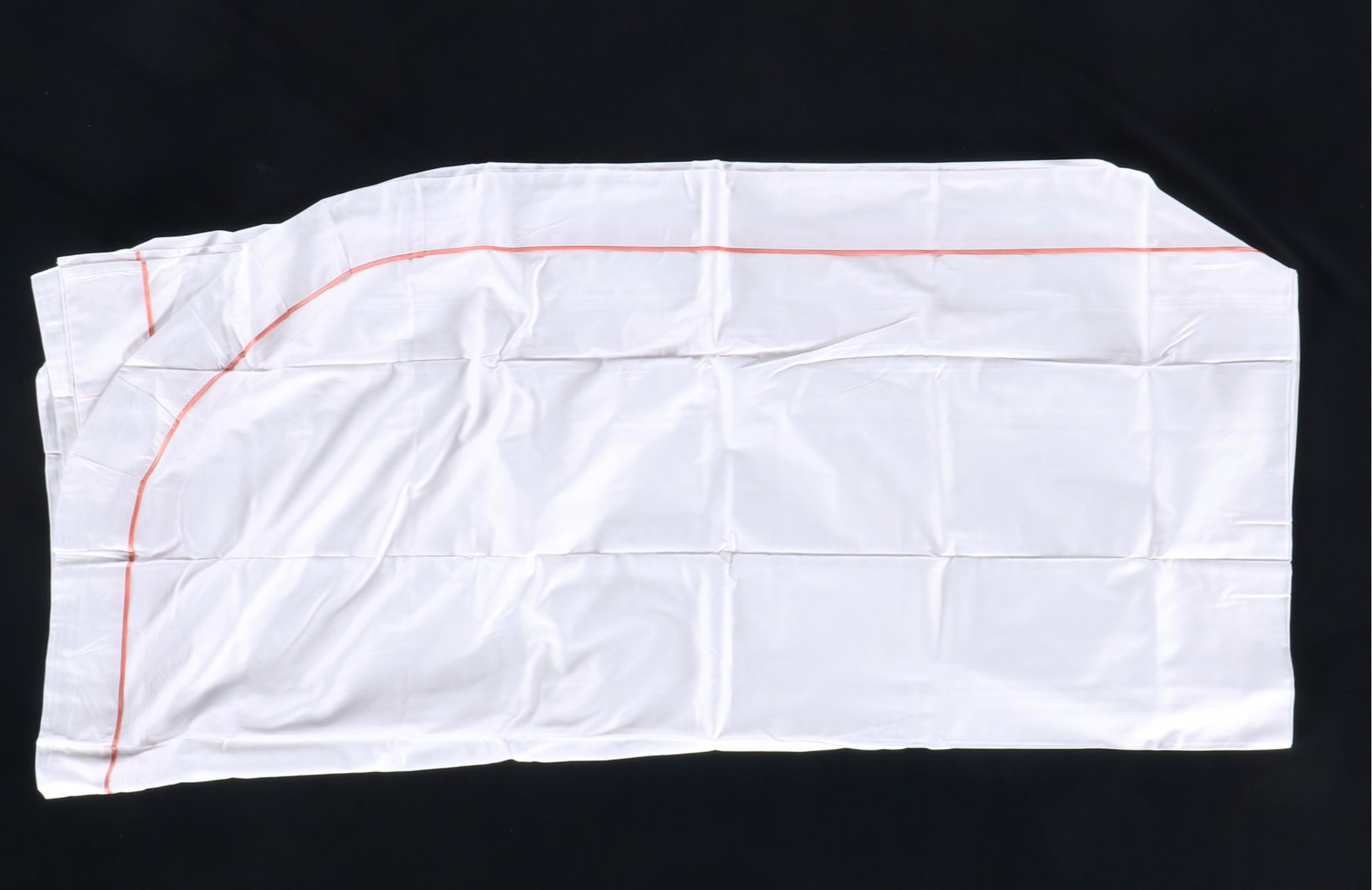 Spartina Cotton Throw Pillows with Coral Stripe Bedsheets