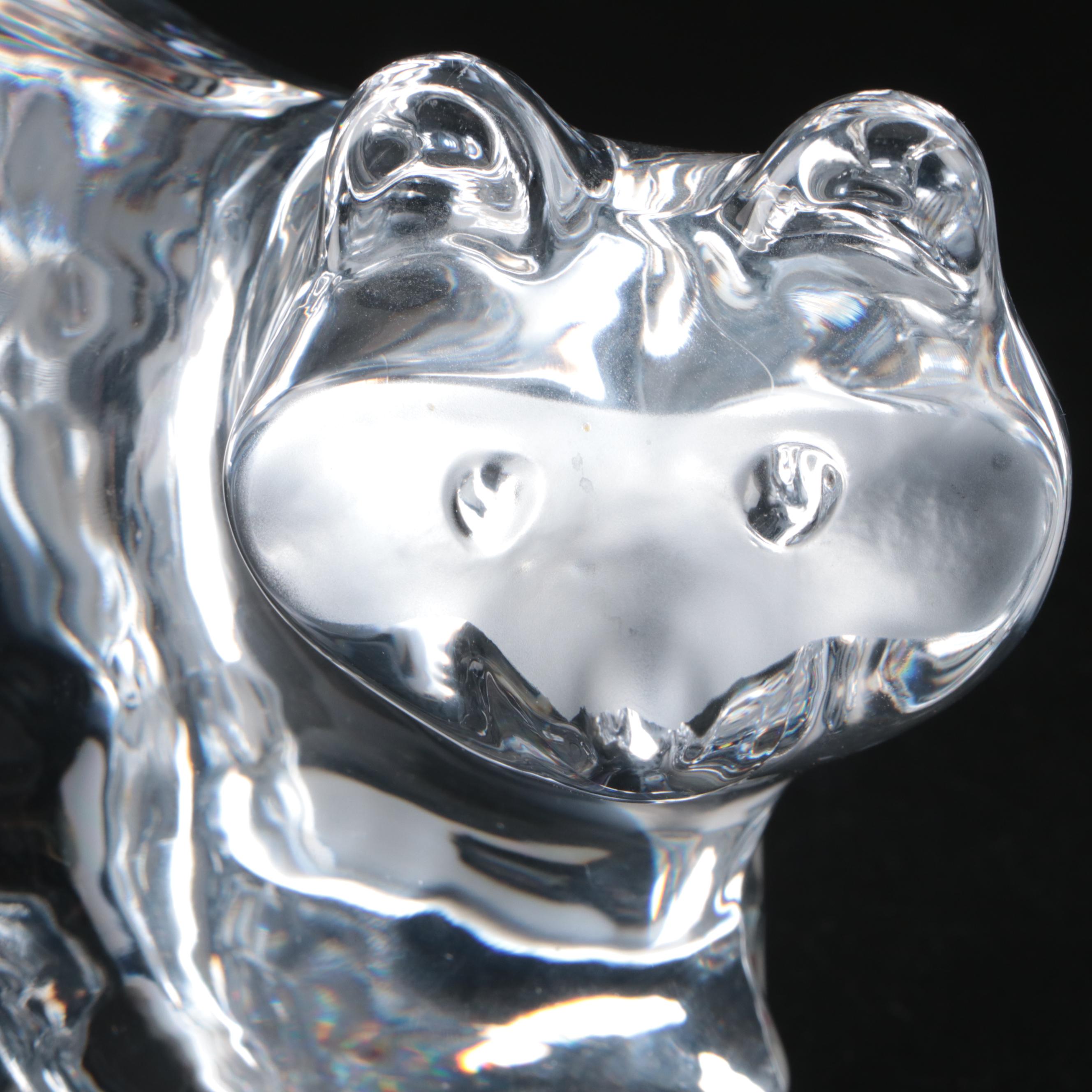 Daum France Crystal Raccoon
