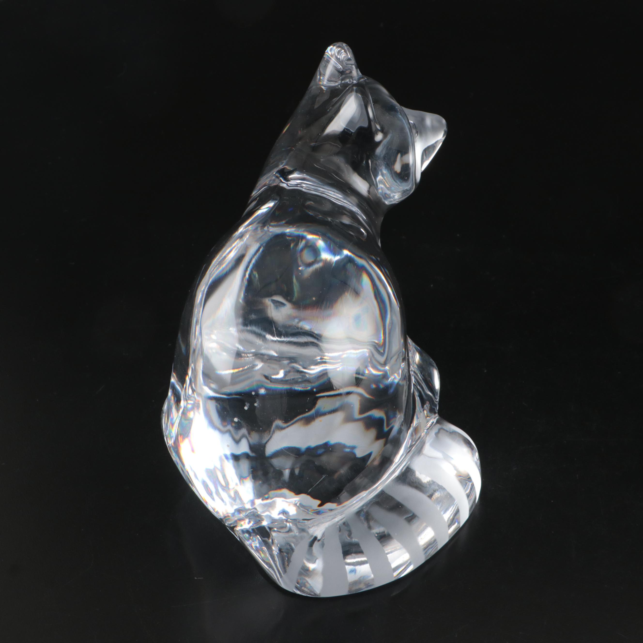 Daum France Crystal Raccoon