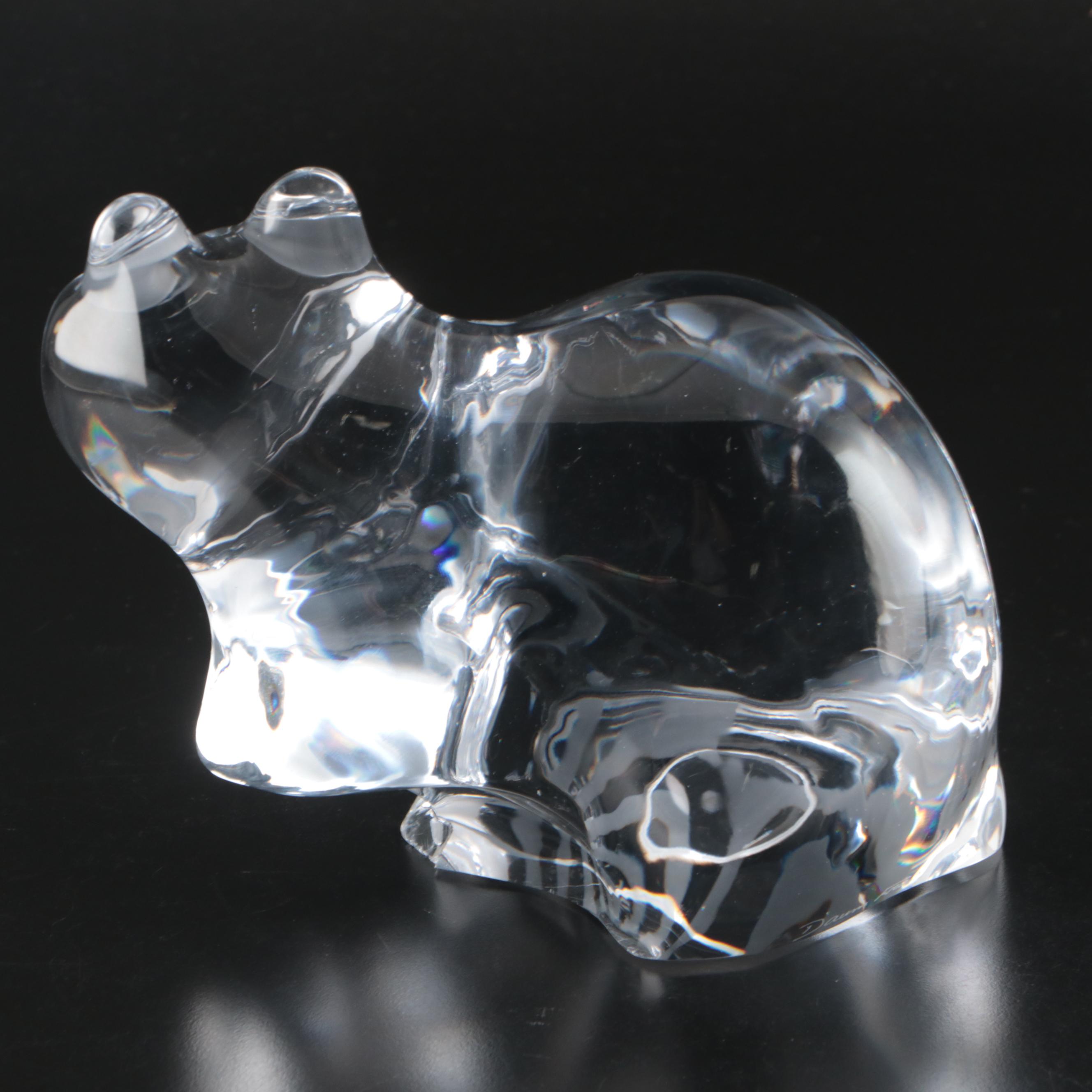 Daum France Crystal Raccoon