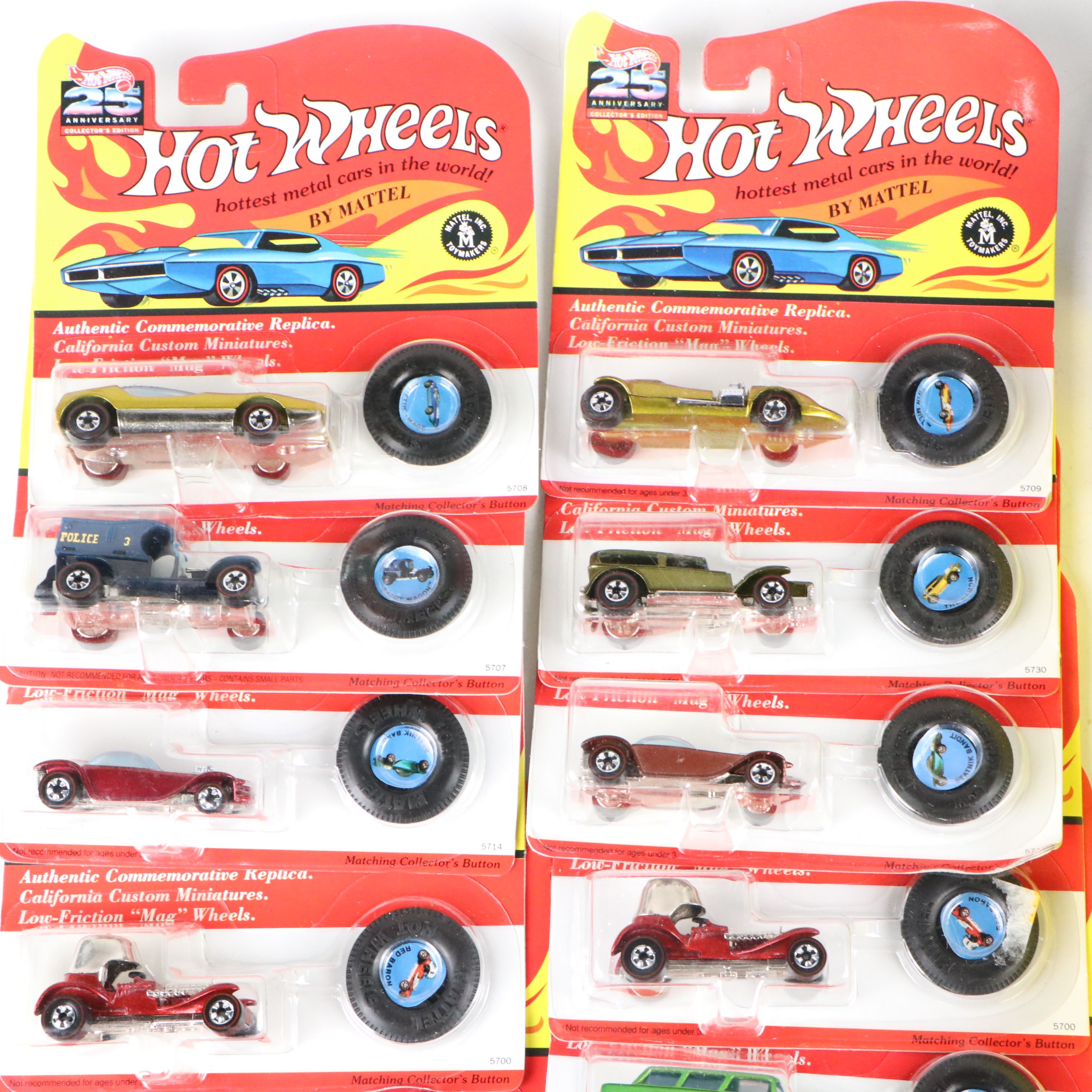Hot Wheels "Fat Fender '40," "Paddy Wagon" and More Toy Cars, 1992–1993